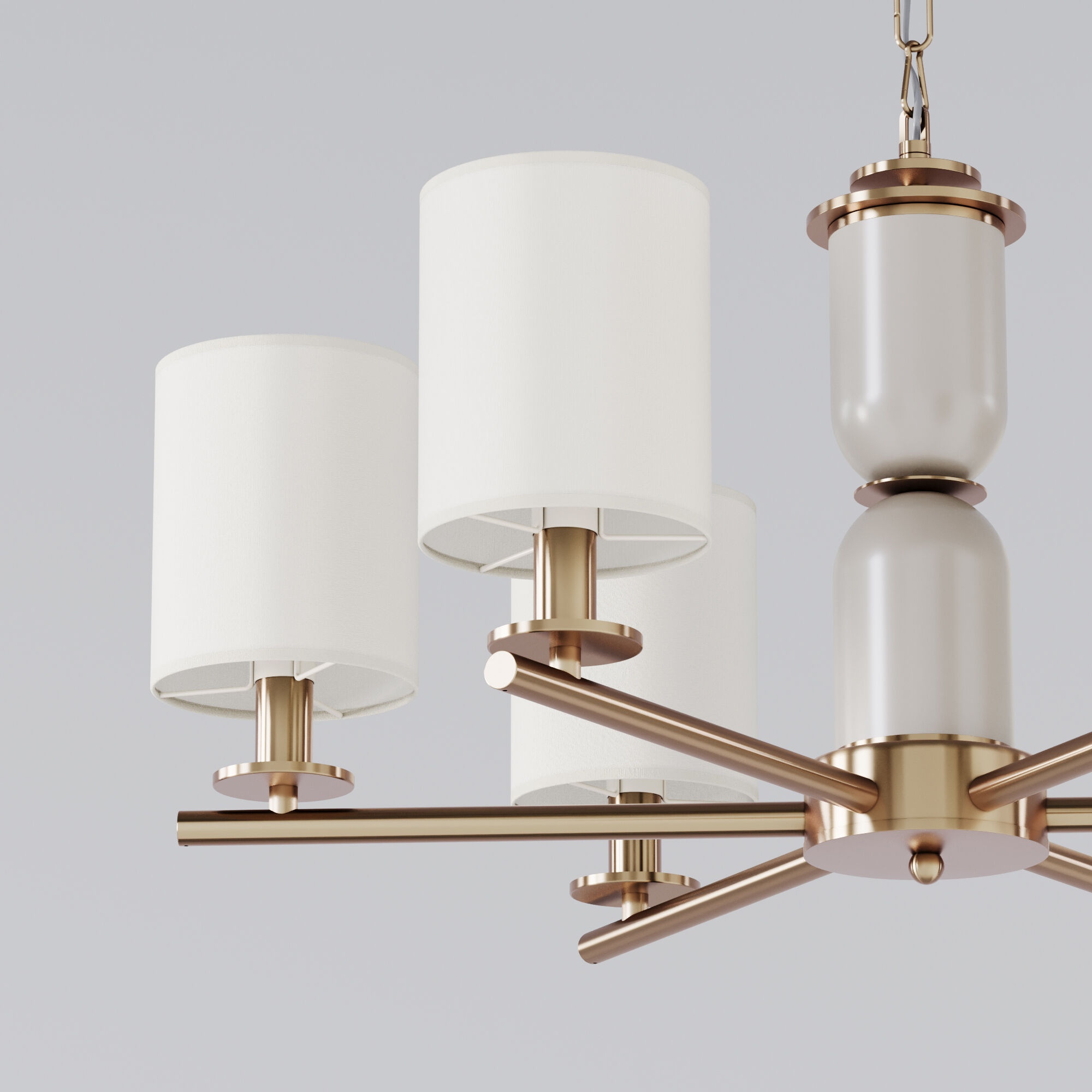 Изображение товара Подвесная люстра Eurosvet Caprera 60146/6 латунь с WiFi и голосовым управлением