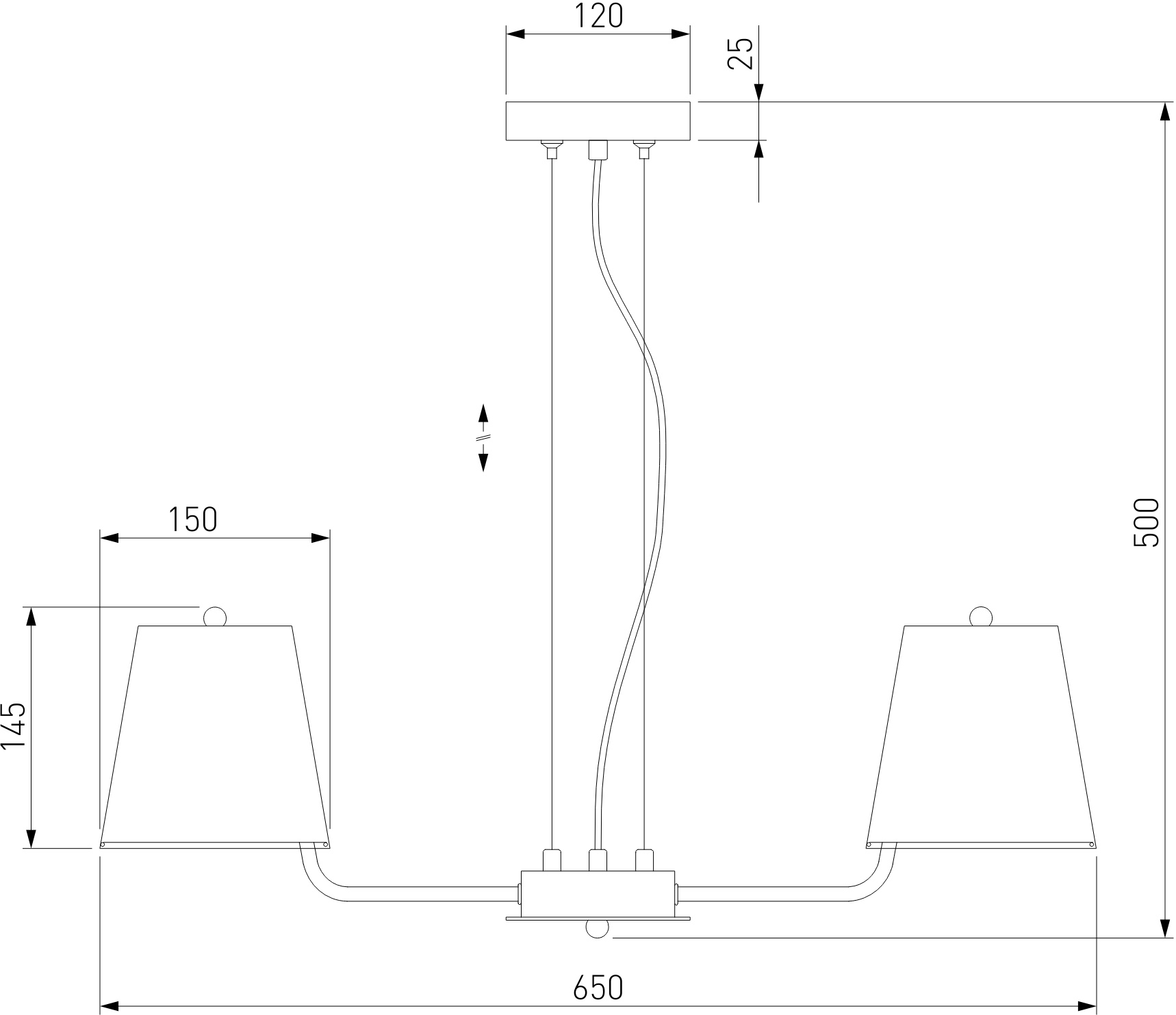 Изображение товара Подвесная люстра Eurosvet Amaretto 60155/5 хром