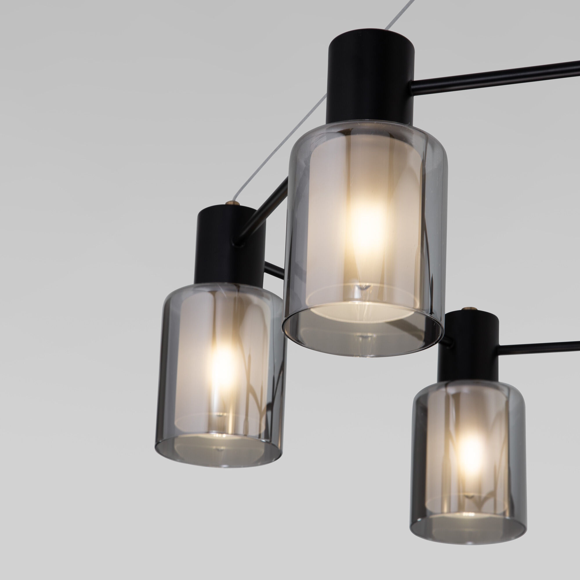 Изображение товара Люстра подвесная Eurosvet Notion 70219/6 черный/античная бронза