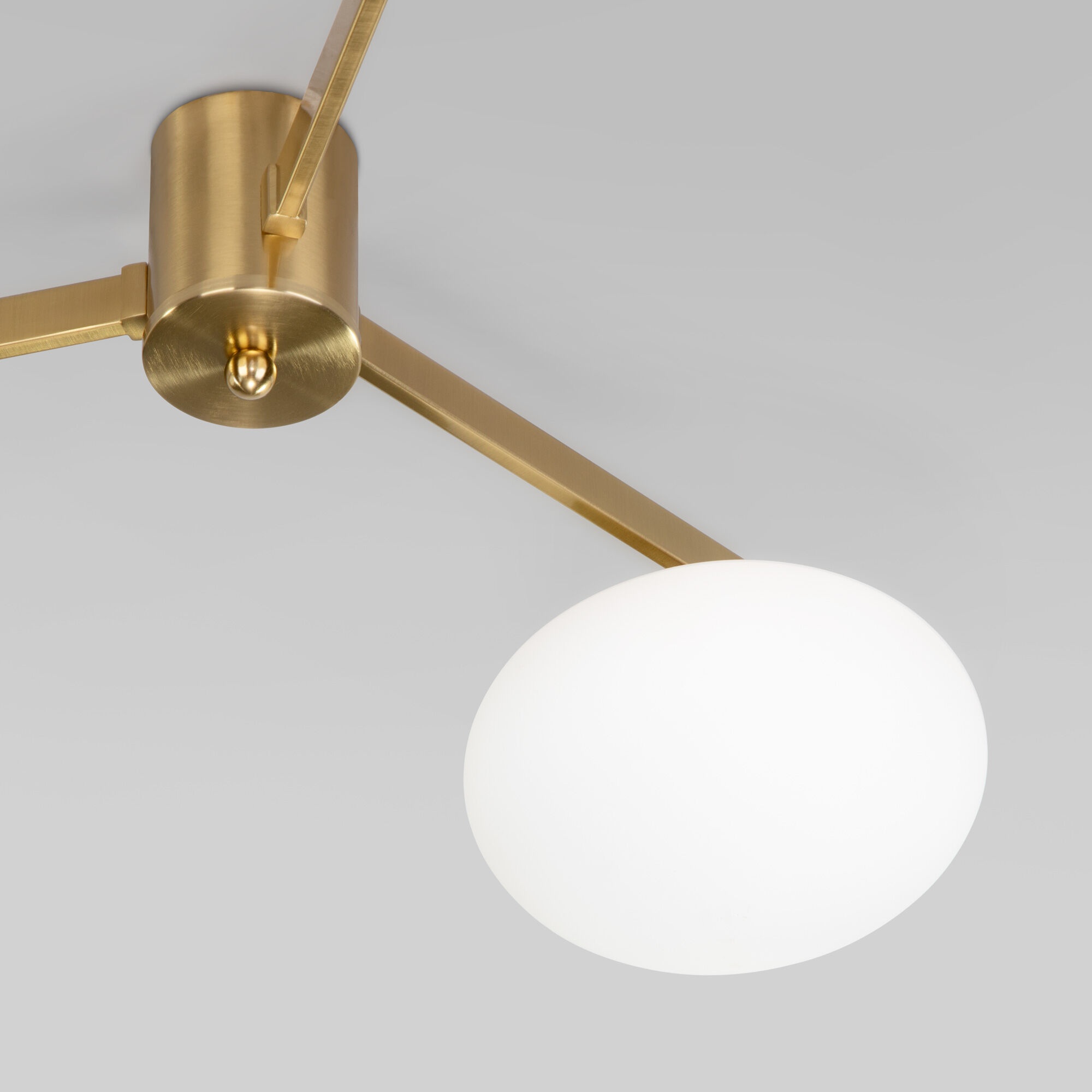 Изображение товара Потолочная люстра Eurosvet Opaline 70220/3 латунь в форме шара