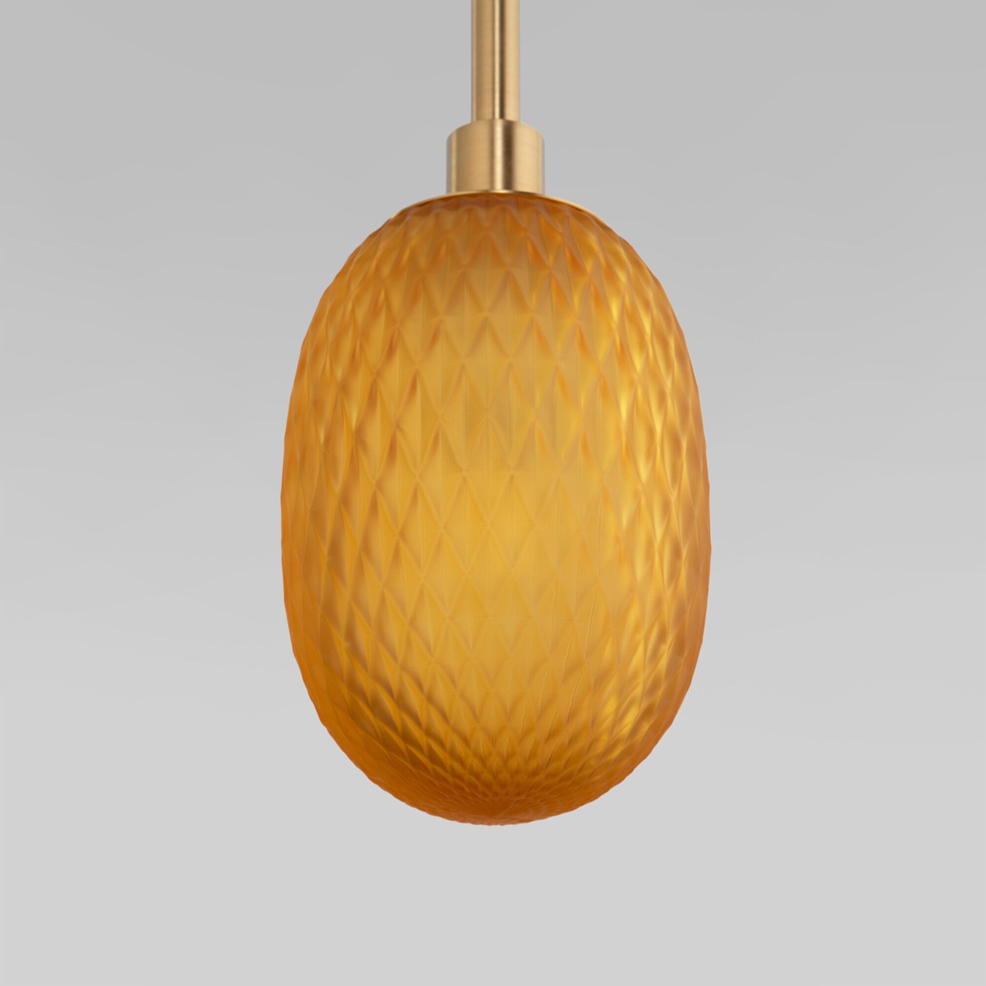 Изображение товара Подвесной светильник Eurosvet Pineapple 50266/1 янтарный модерн с регулировкой высоты