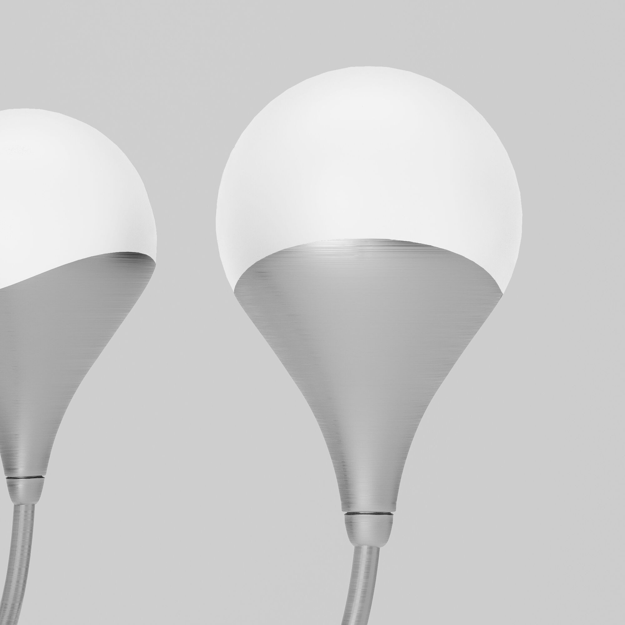 Изображение товара Люстра подвесная шириной 80 см Eurosvet Calyx 60169/6 никель (Умный дом, Алиса, WiFi, голосовое управление) шарики