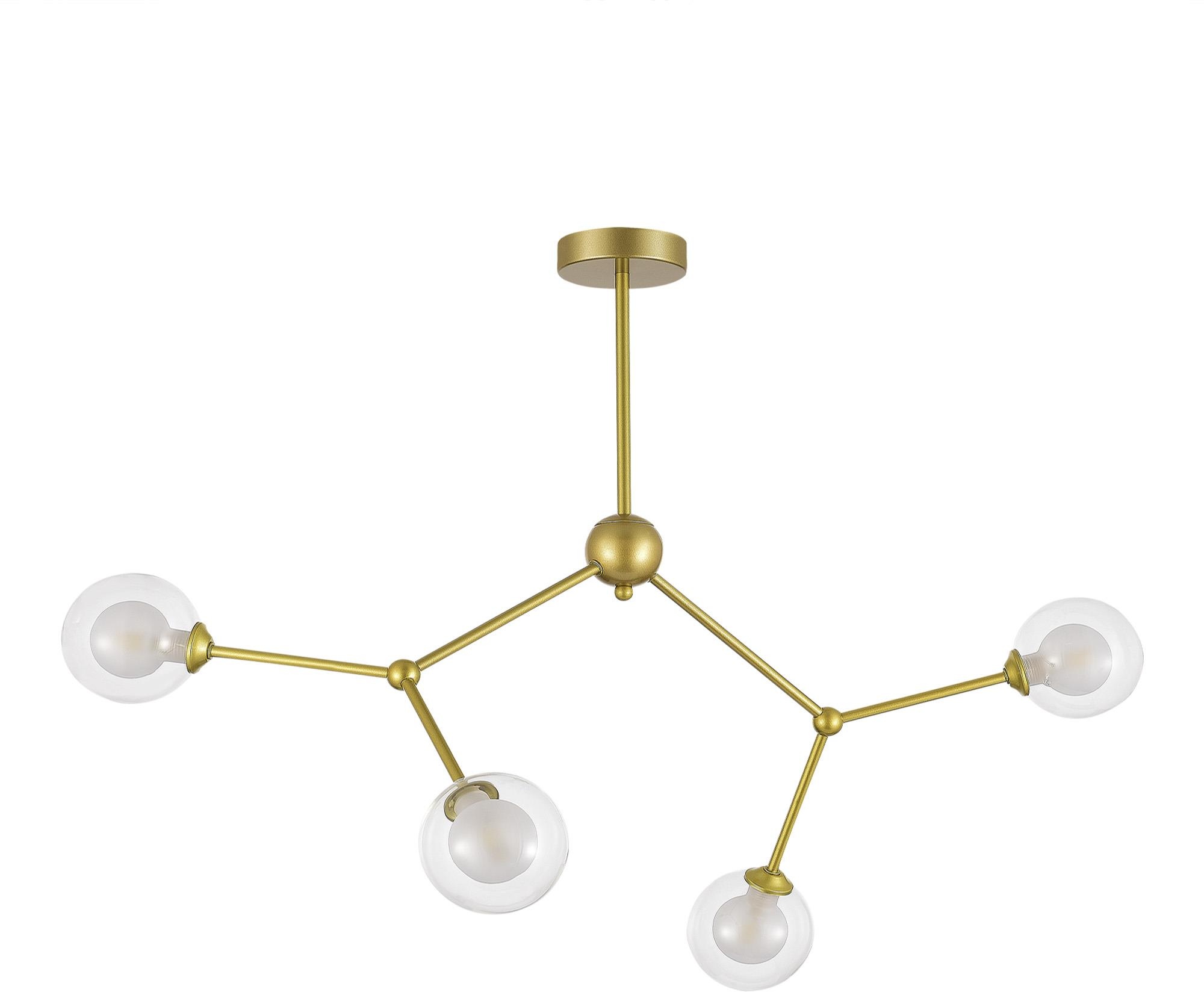 Изображение товара Потолочная люстра молекулы Evoluce Arcus SLE1106-203-04 с 4 лампами G9 в стиле модерн