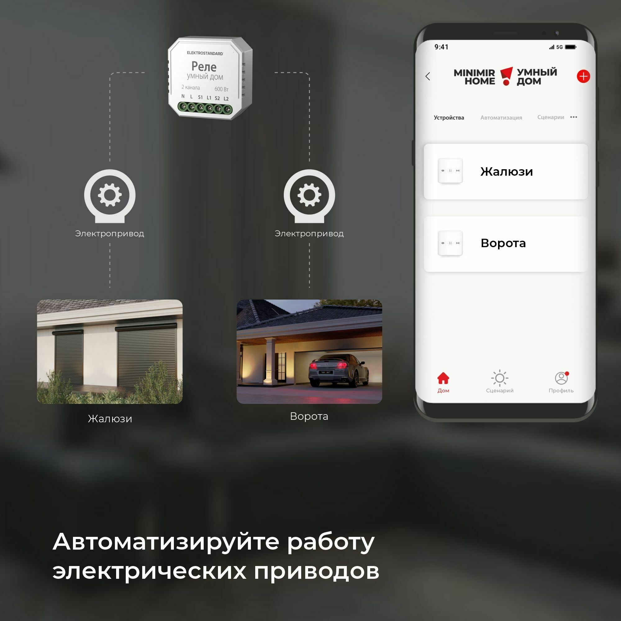 Умное реле для жалюзи и штор Elektrostandard 76008/00 купить выгодно в  интернет-магазине Лю.ру - Доставка в Москве, по России | видео