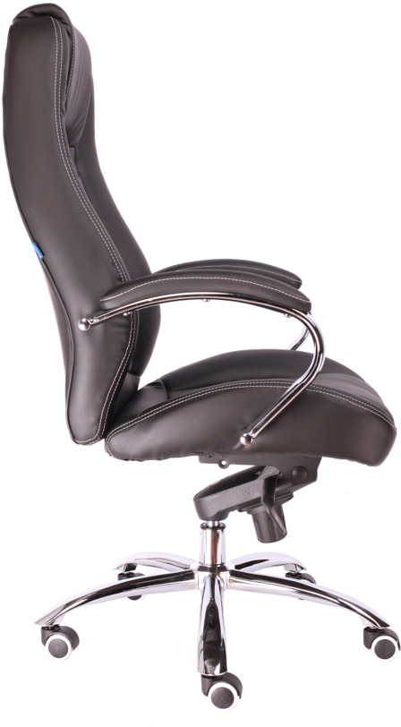 Компьютерное кресло для руководителя Drift кожа черный Everprof EC-331 ...