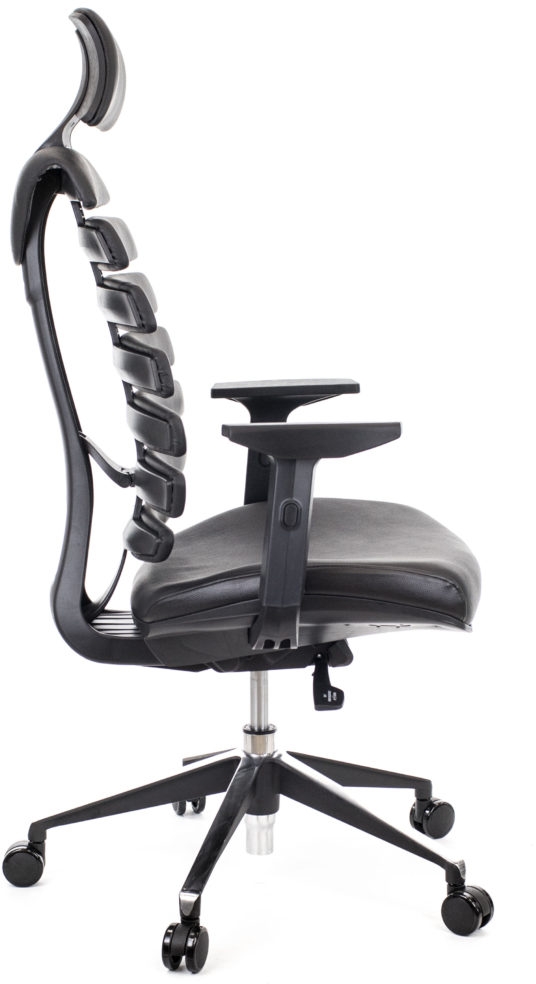 Компьютерное кресло Ergo кожа черный Everprof EP-Ergo leather Black ...