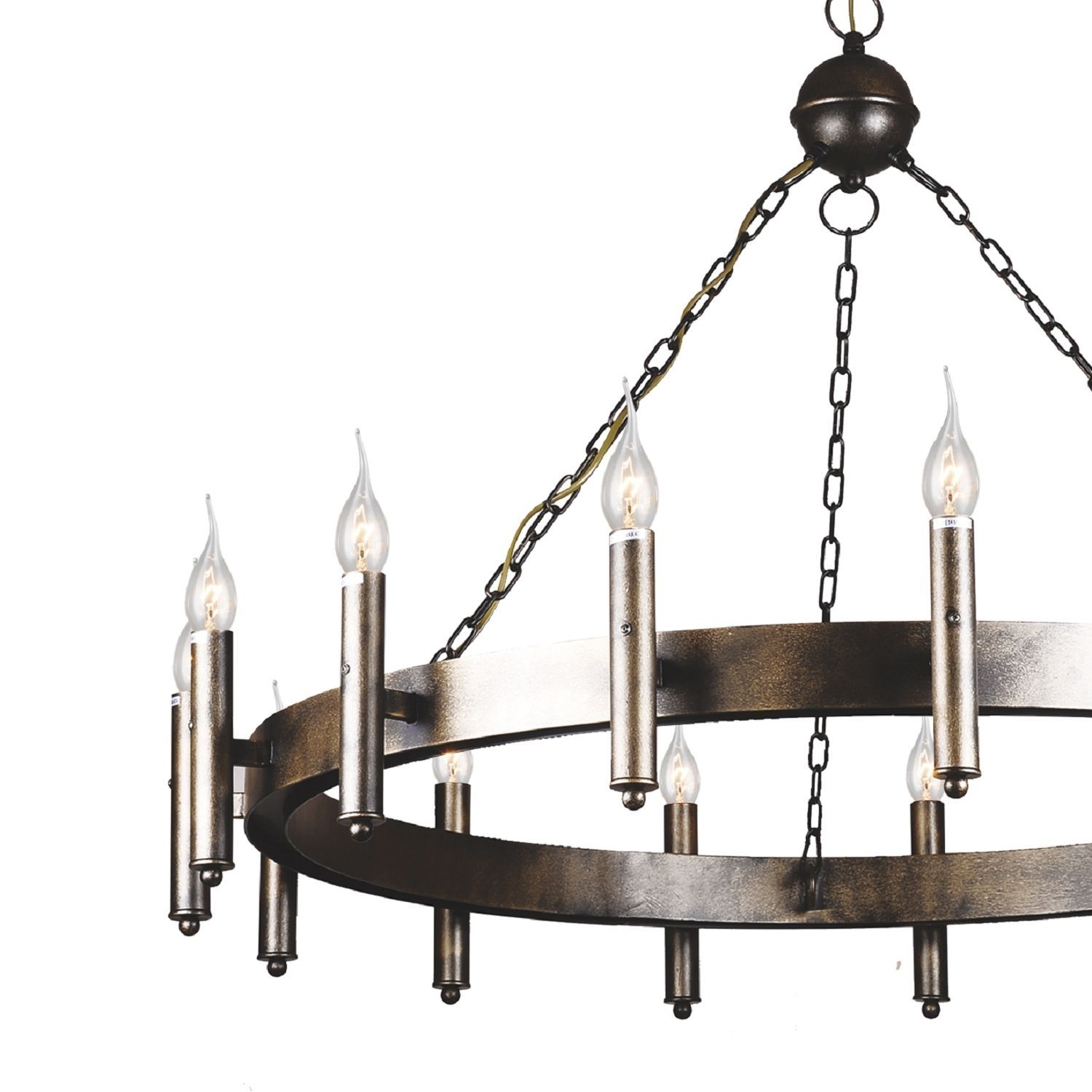 Изображение товара Длинная подвесная люстра Favourite Fortezza 1144-15P с 15 лампами E14 оригинальный дизайн