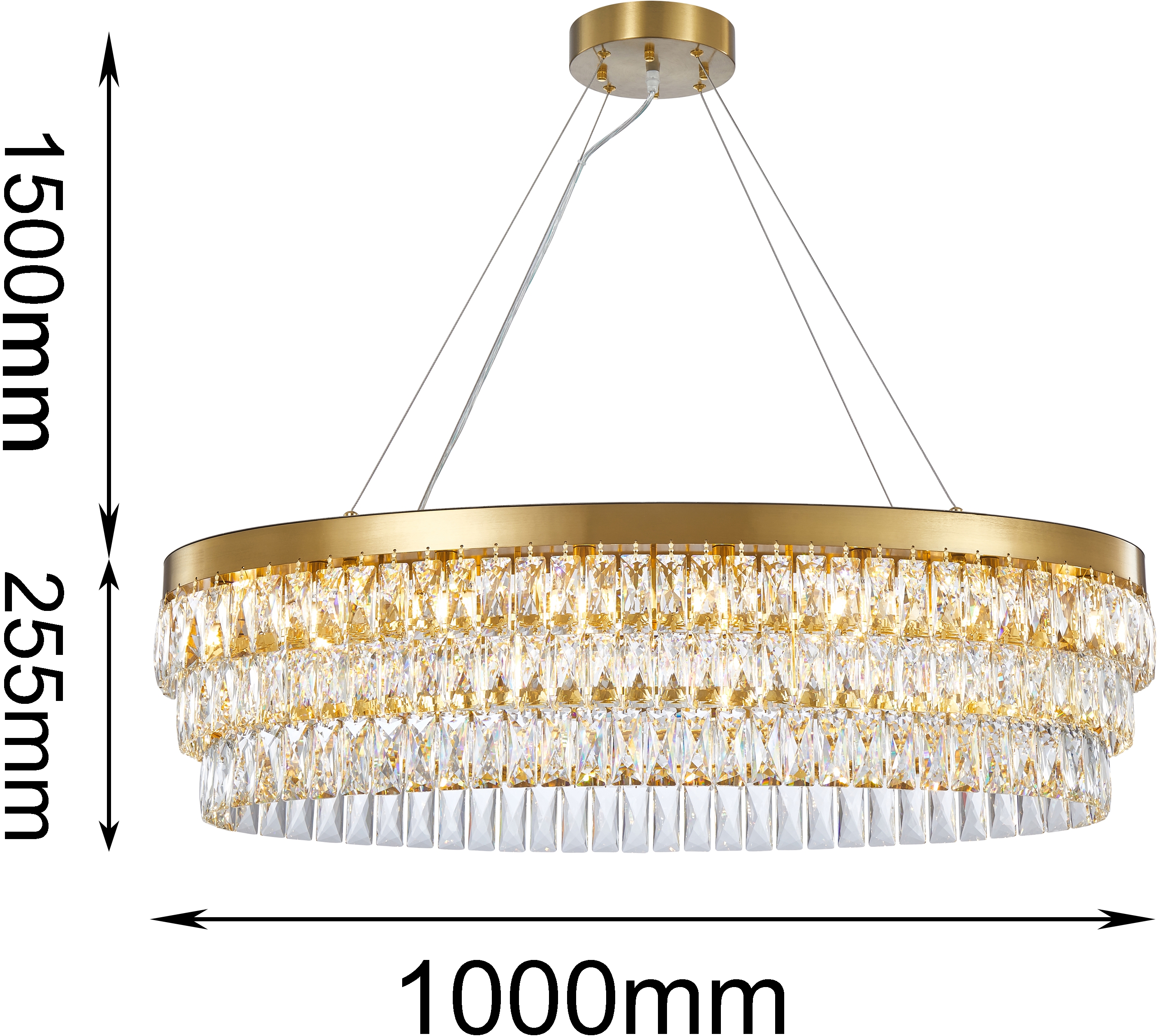 Изображение товара Подвесная люстра Favourite Magnitudo 2206-16C с хрусталём классическая