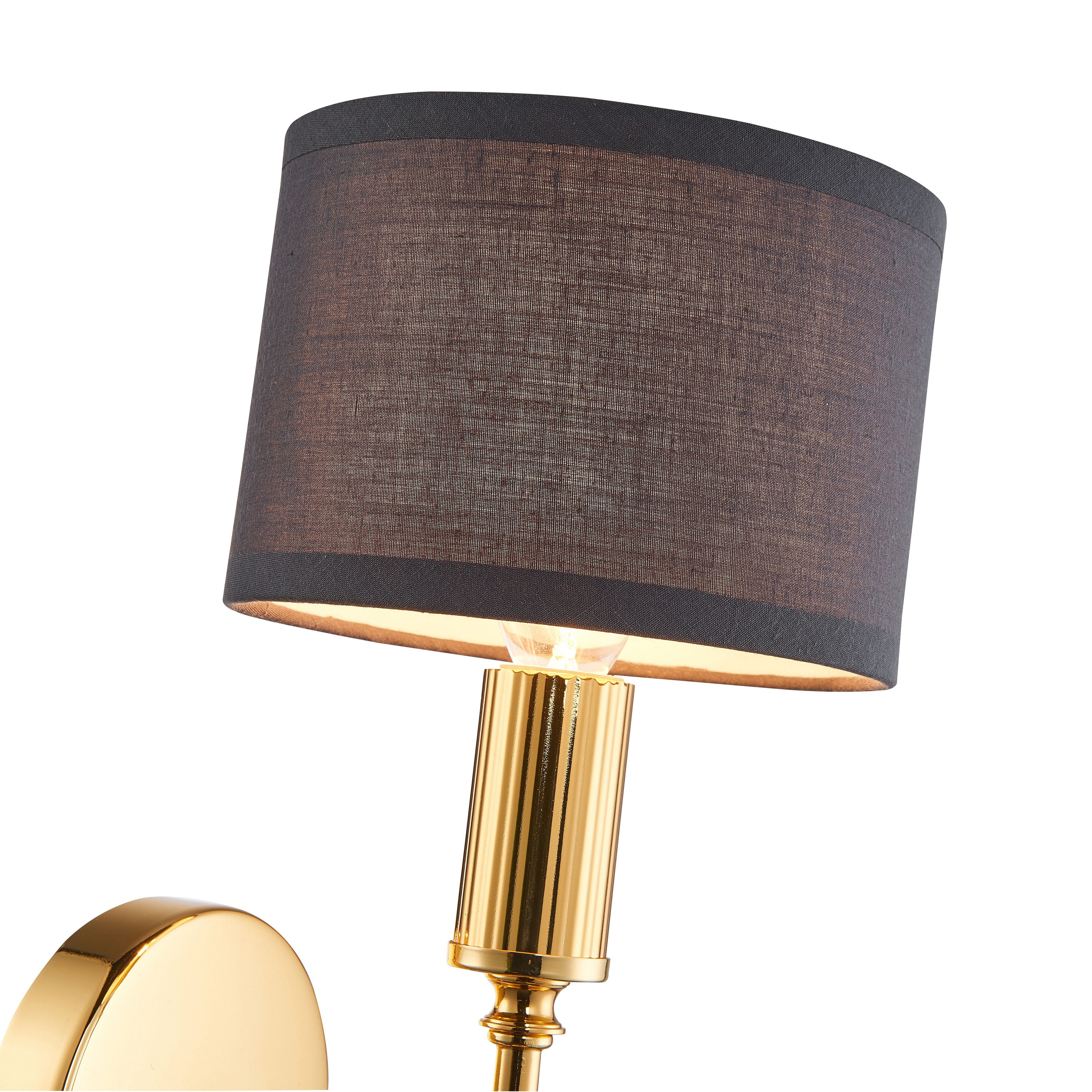 Изображение товара Бра Favourite Laciness 2609-1W с декоративными стеклянными элементами, стекловолокно и ткань