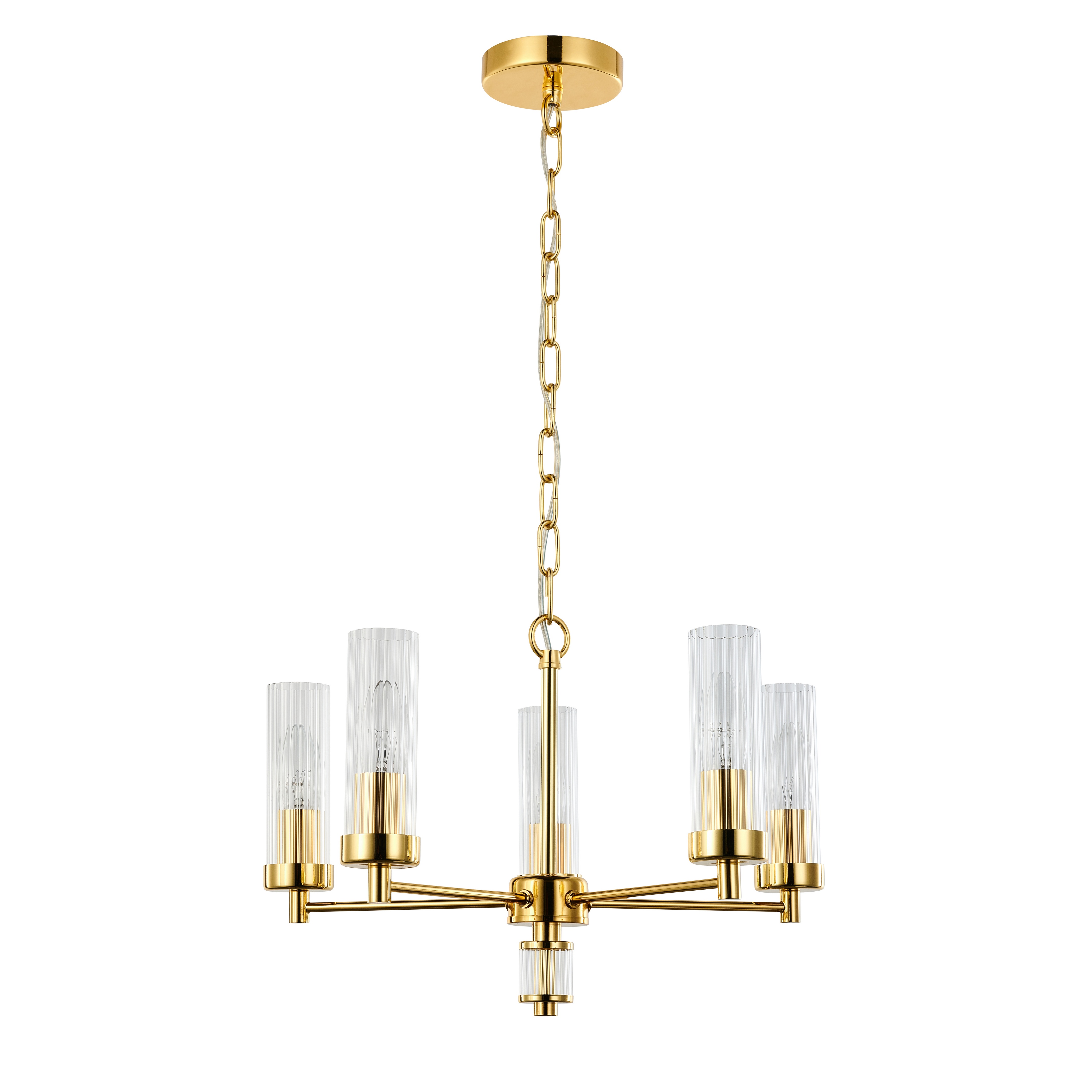 Изображение товара Подвесная люстра Favourite Aesthetic 2673-5P классическая золотая