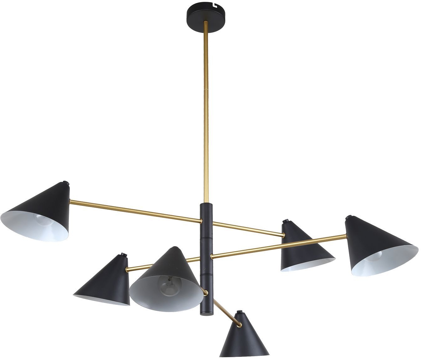 Изображение товара Потолочная люстра на штанге F-Promo Trikoniya 3089-6P черный с золотом