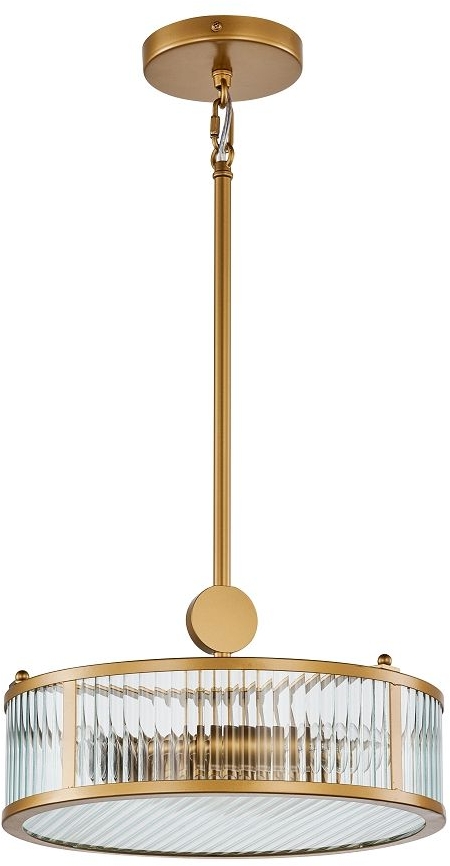 Изображение товара Подвесная люстра Favourite Radiales 3099-3P стиль модерн 3хE14 золото стекло