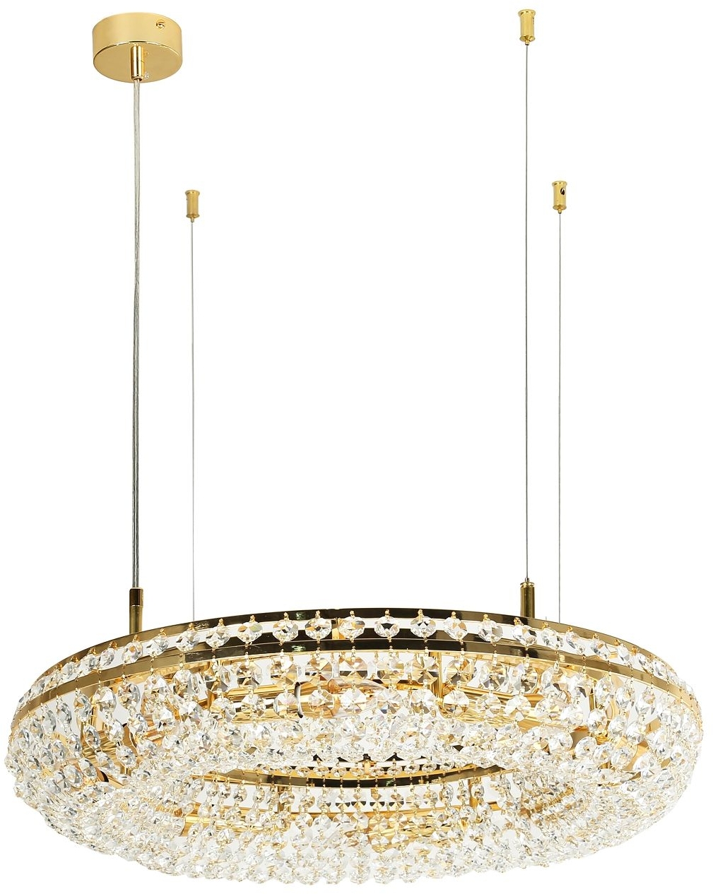 Изображение товара Подвесная люстраFavourite Monilibus 4015-8P с хрусталем и регулируемой высотой