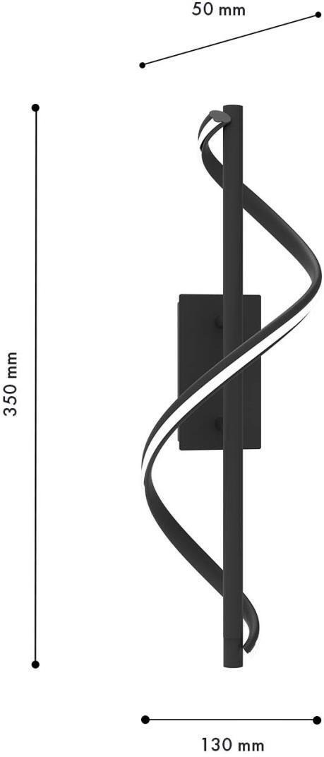 Изображение товара Настенный светильник светодиодный F-Promo Locket 4180-1W черный