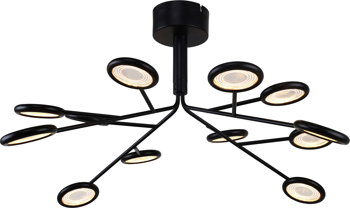 Изображение товара Подвесная светодиодная люстра F-Promo Mugs 4252-12P с регулируемой высотой и 12 акриловыми плафонам