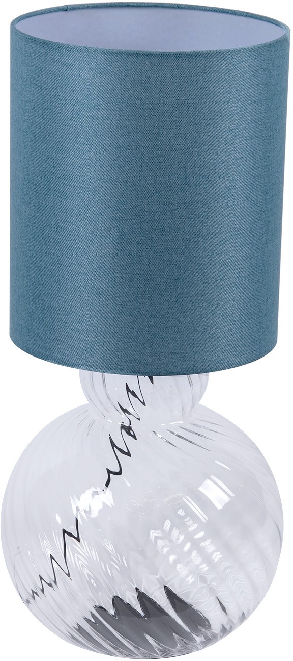 Изображение товара Настольная лампа Favourite Ortus 4267-1T в стиле модерн бирюзовая ткань