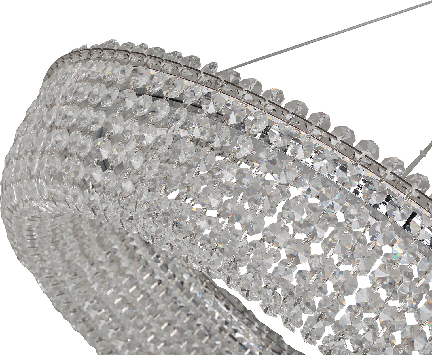 Изображение товара Подвесная люстра Favourite Estrada 4478-7P с хрусталем и LED-осветлением