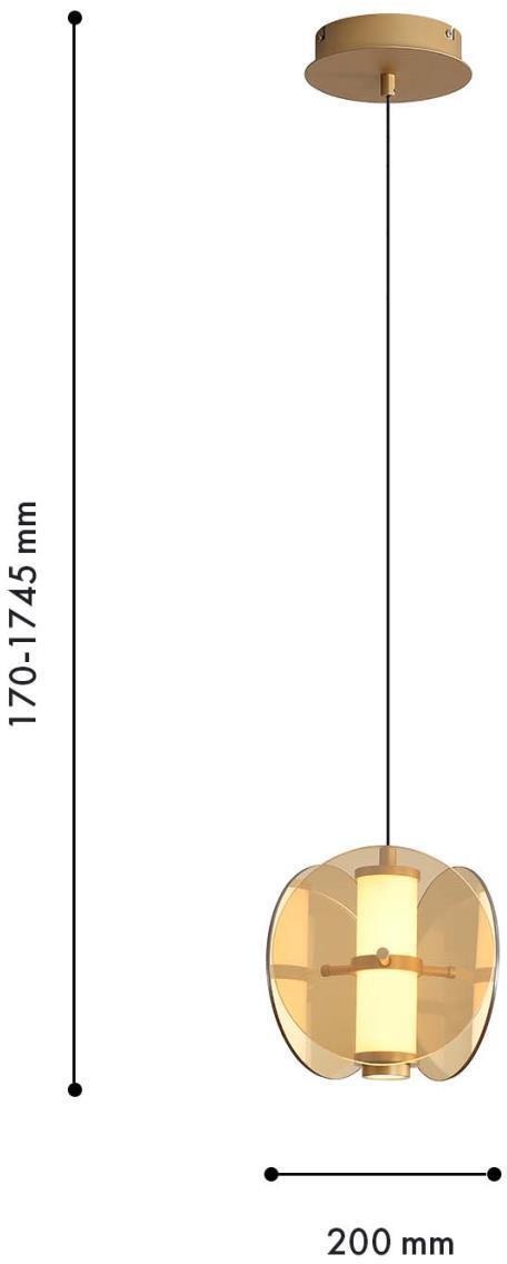 Изображение товара Подвесной светодиодный светильник Favourite Fada 4624-1P  стиль модерн тепло белое освещение