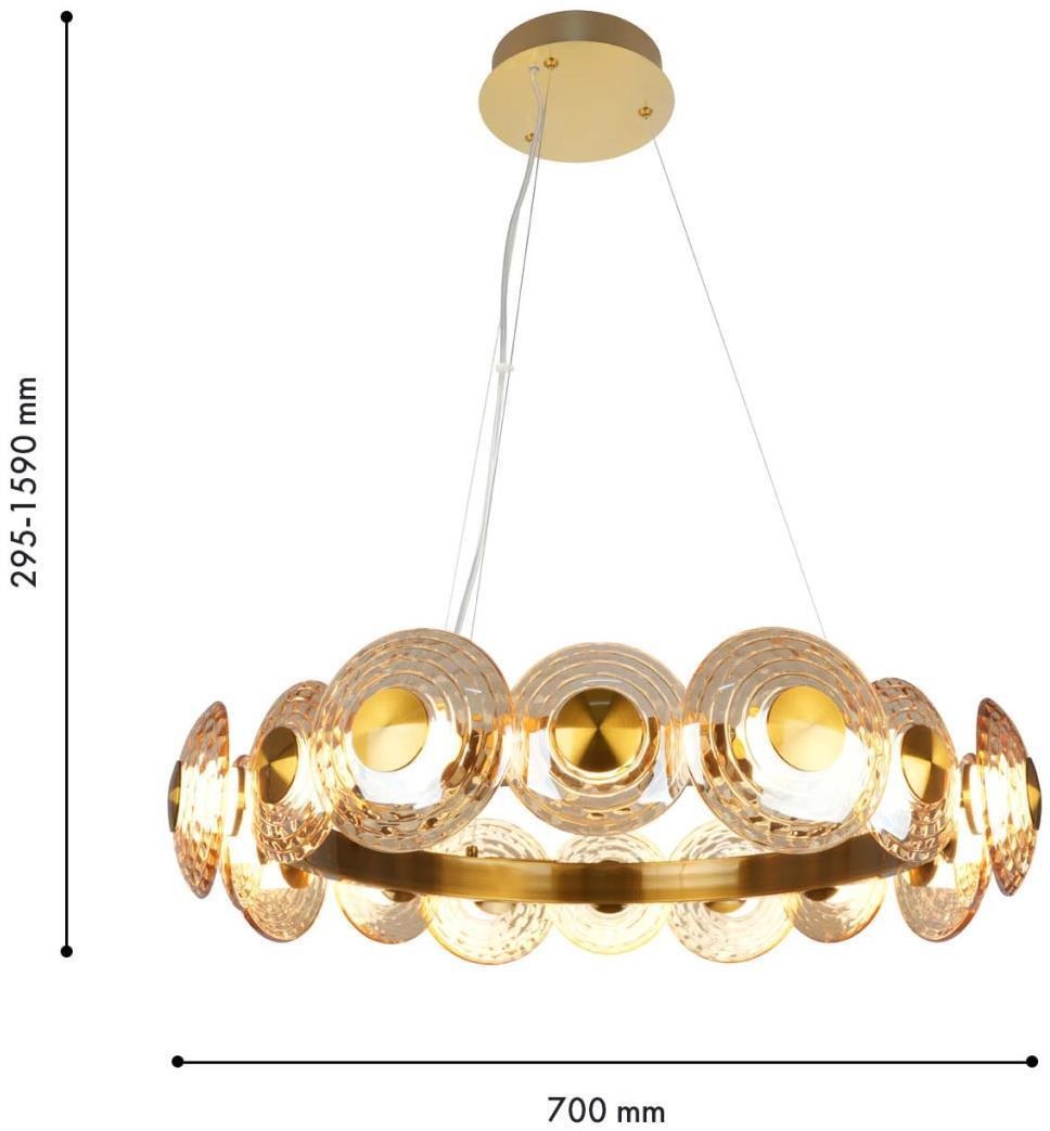 Изображение товара Подвесная люстра светодиодная Favourite Claros 4641-16P