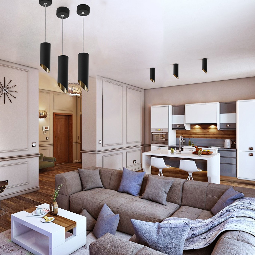 Изображение товара Подвесной светильник Feron 48041 ML1818 MR16 35W черный, золото