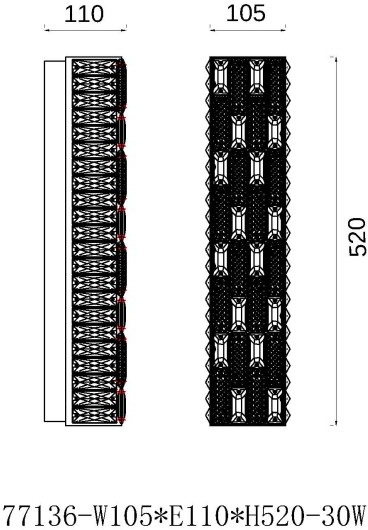 Изображение товара Настенный светильник светодиодный Fluorite FL1052-3W стильный и компактный