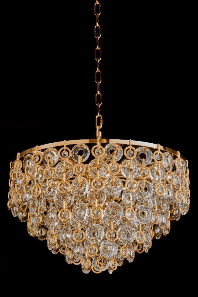 Изображение товара Подвесная люстра Fluorite Campanella FL1102-16P для классических интерьеров