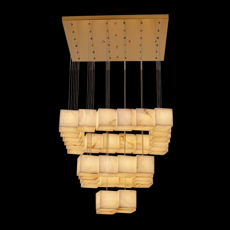 Изображение товара Подвесная люстра каскадная Fluorite Solidez FL1109-25P