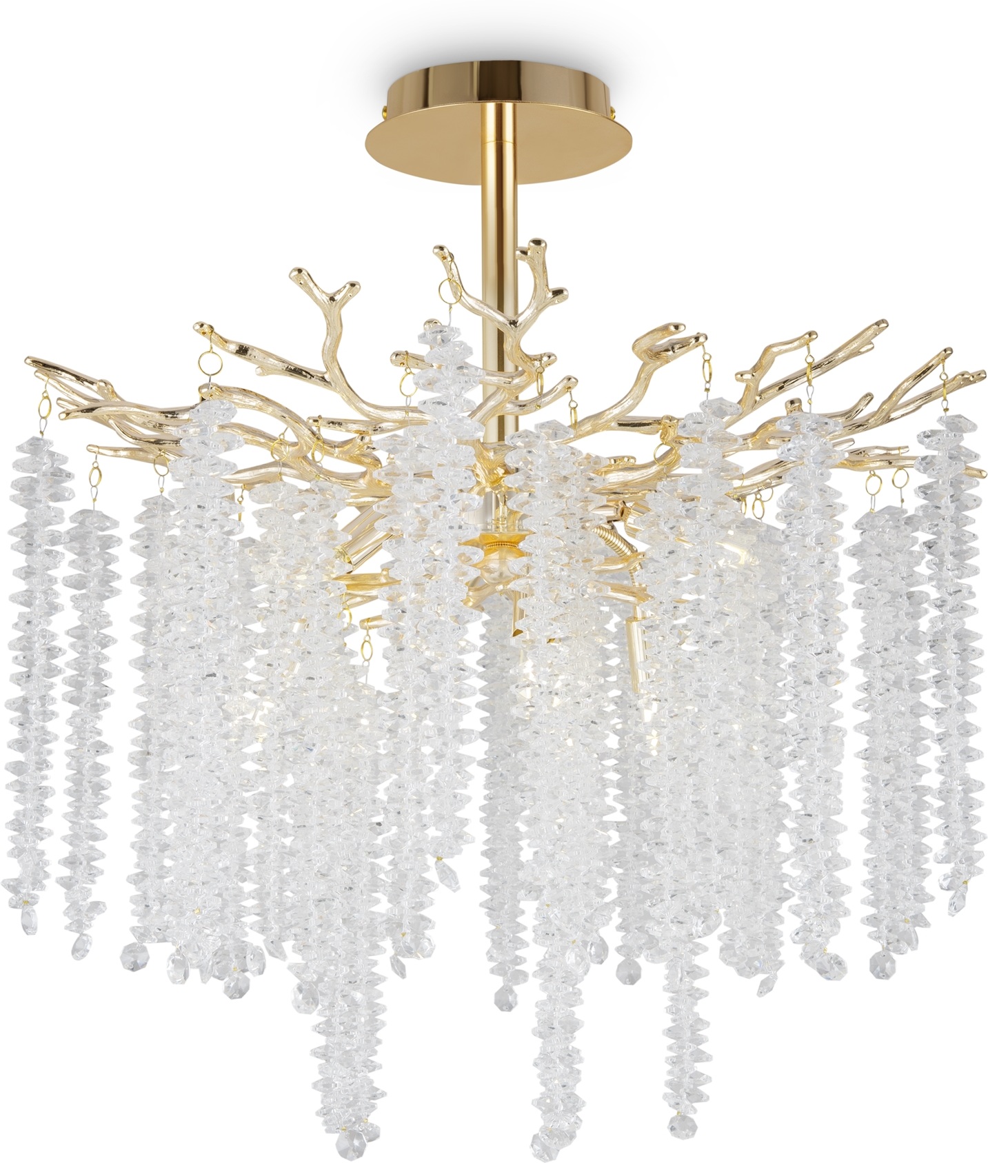 Изображение товара Потолочная хрустальная люстра Freya FR1010CL-06G стиль арт-деко 6 G9