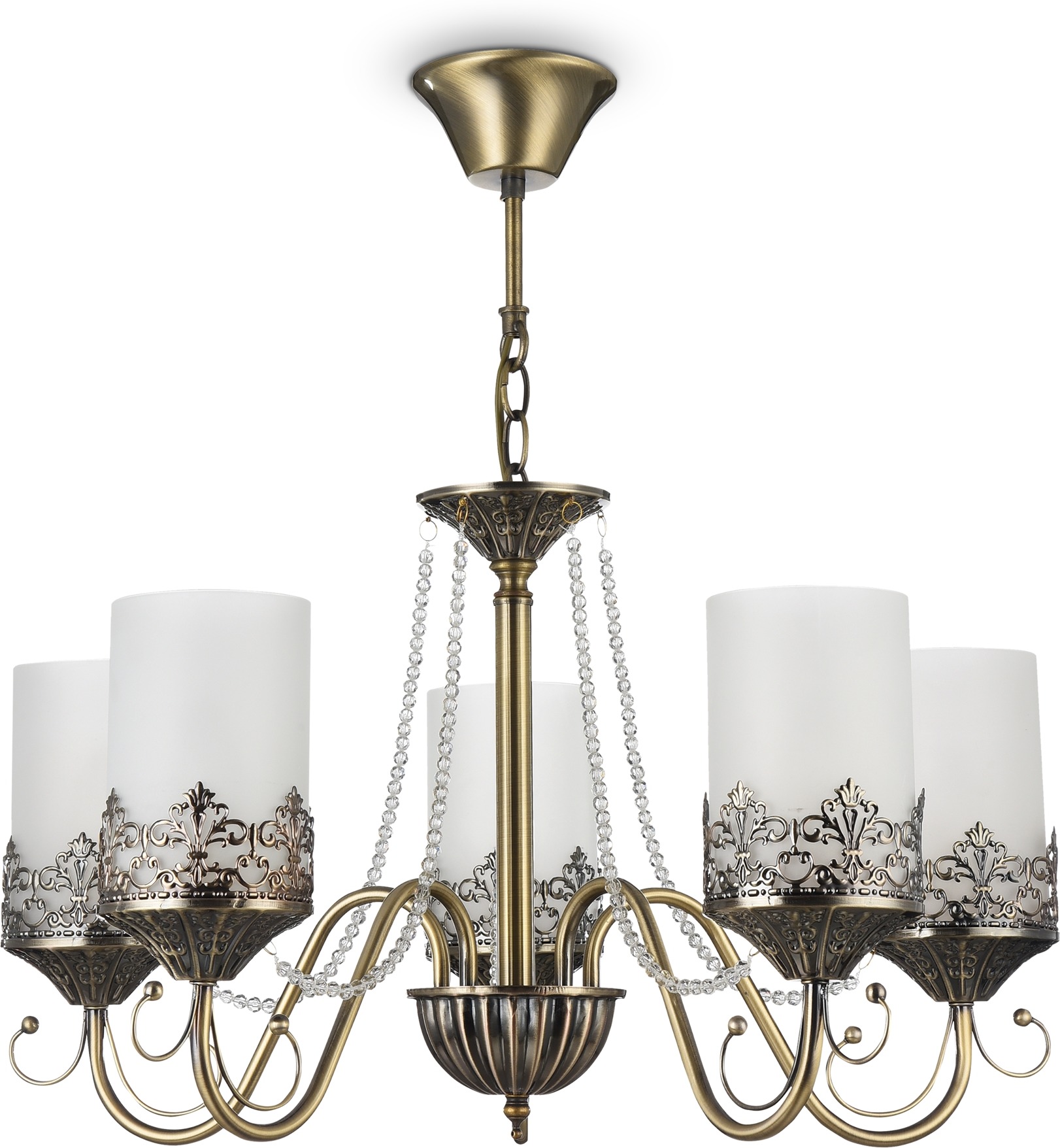 Изображение товара Подвесная люстра Freya Sherborne FR2563-PL-05-BZ 5xE14 модерн кантри светильник