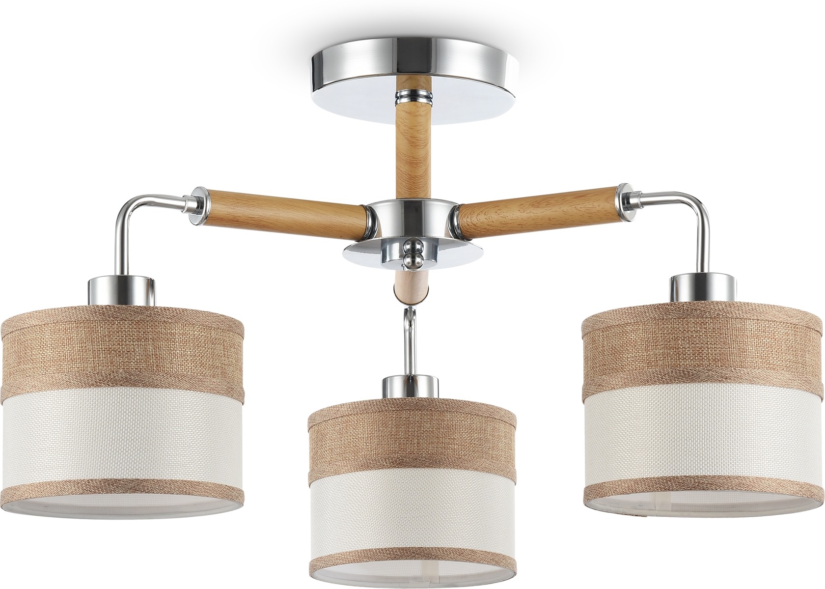 Изображение товара Потолочная люстра Freya Helen FR5329-PL-03-CH в классическом стиле 3 плафона