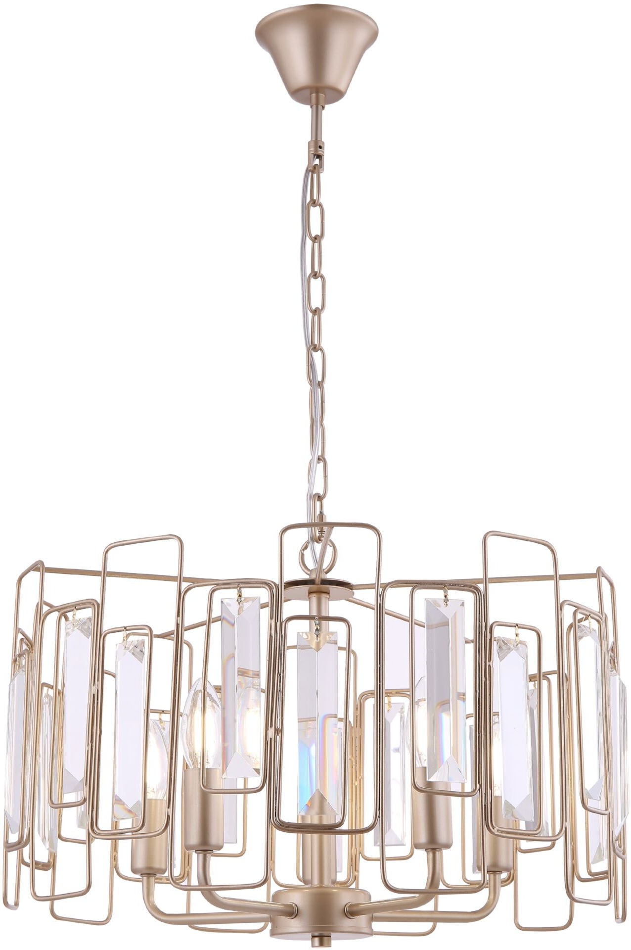 Изображение товара Подвесная люстра Freya Rowena FR5045PL-05G из хрусталя