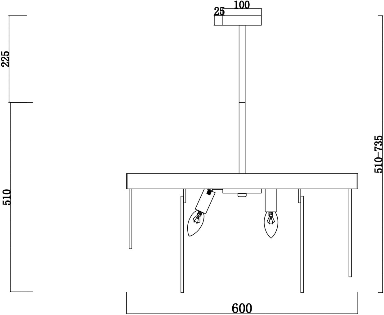 Изображение товара Потолочная люстра на штанге Freya Porto FR5104PL-08BS3