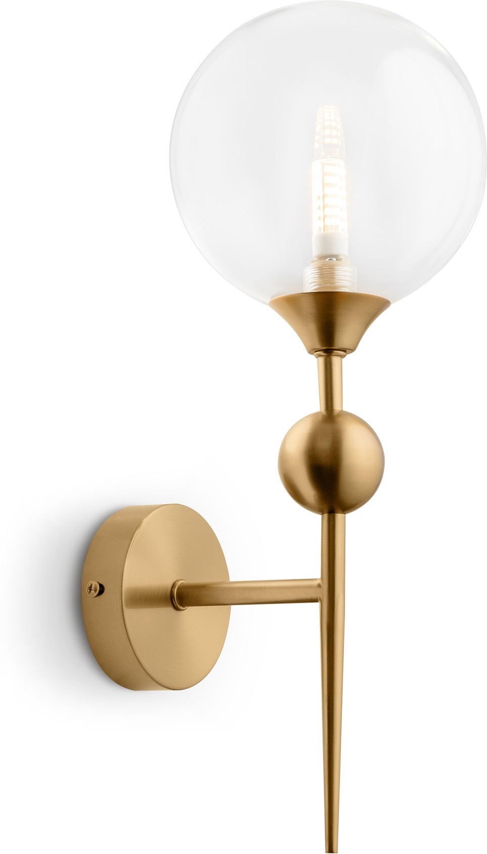 Изображение товара Бра светодиодное Freya Maddison FR5115WL-01BZ в форме шара