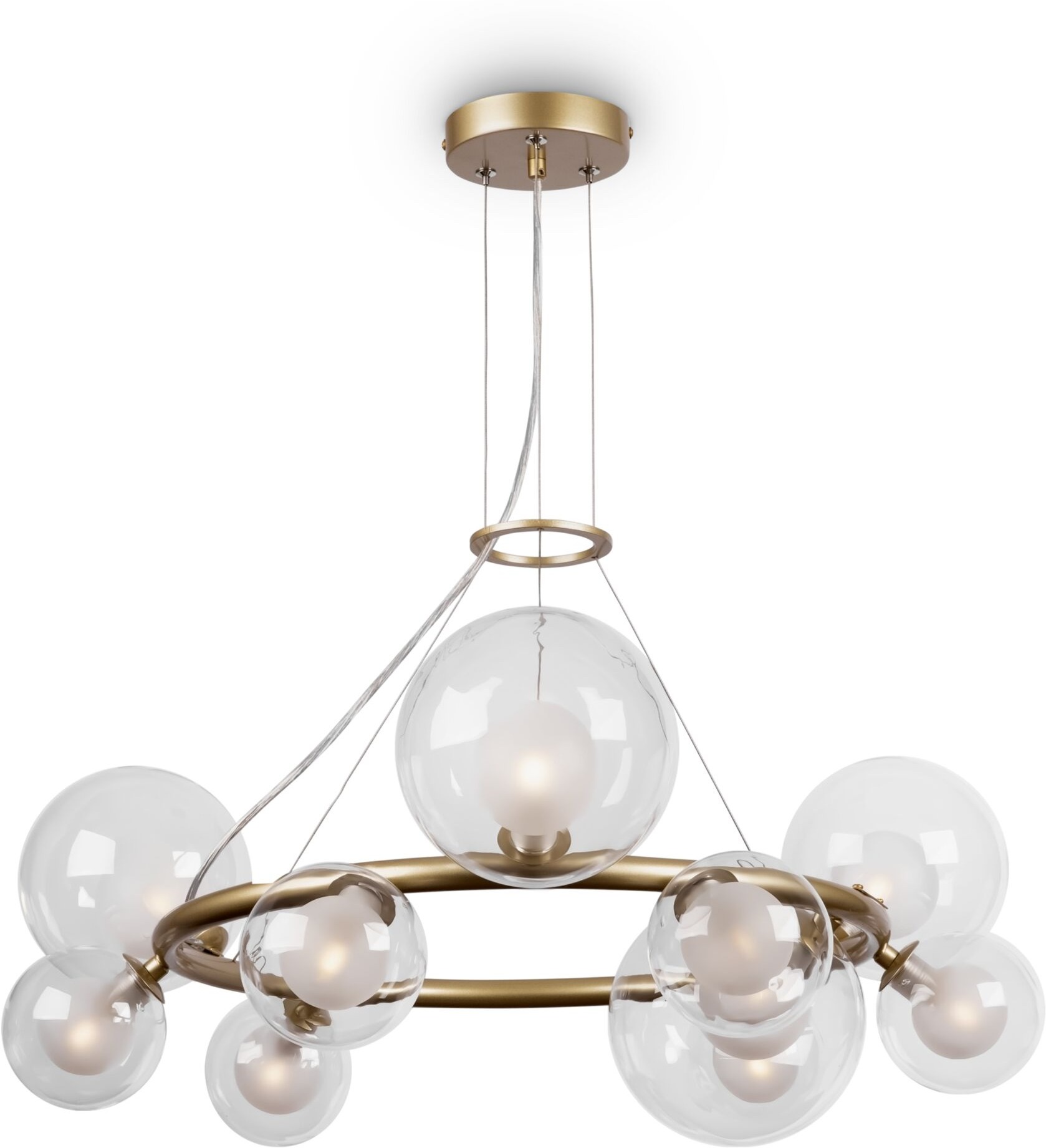 Изображение товара Подвесная люстра молекулы Freya Duo FR5139PL-10MG