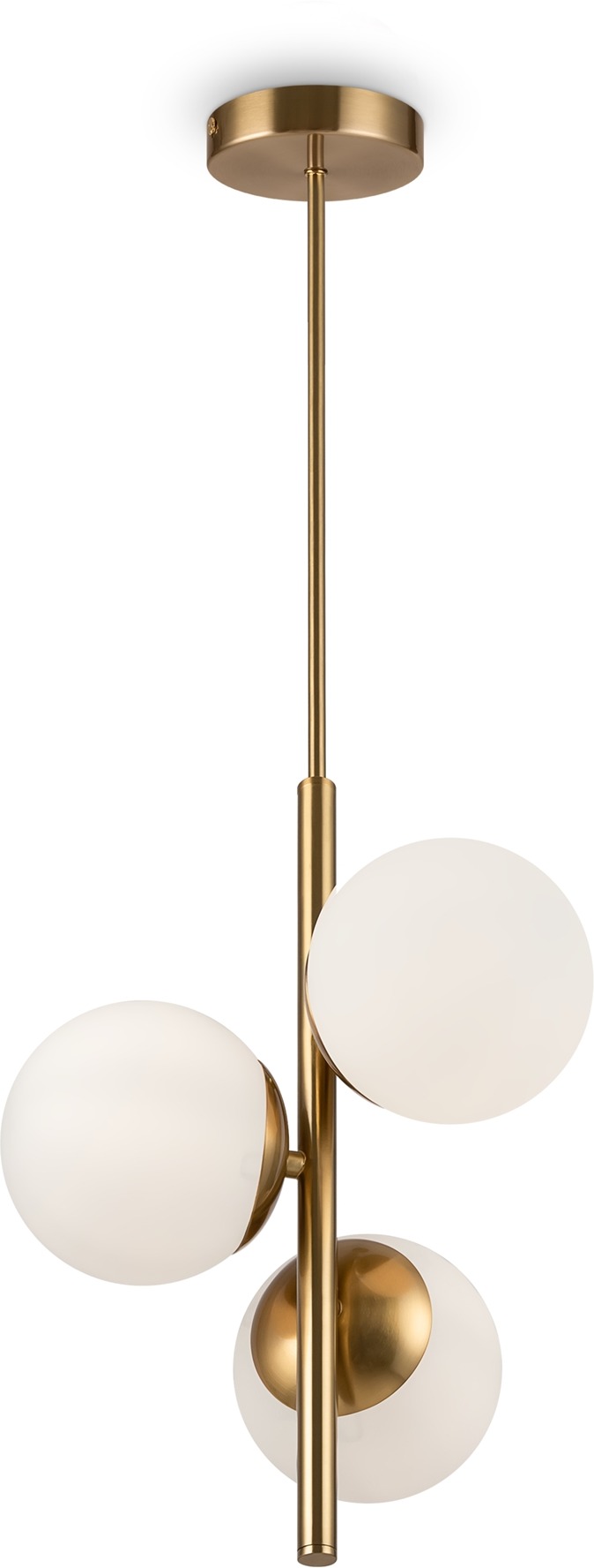 Изображение товара Потолочная люстра на штанге Freya Zing FR5199PL-03BS шарики белая современная