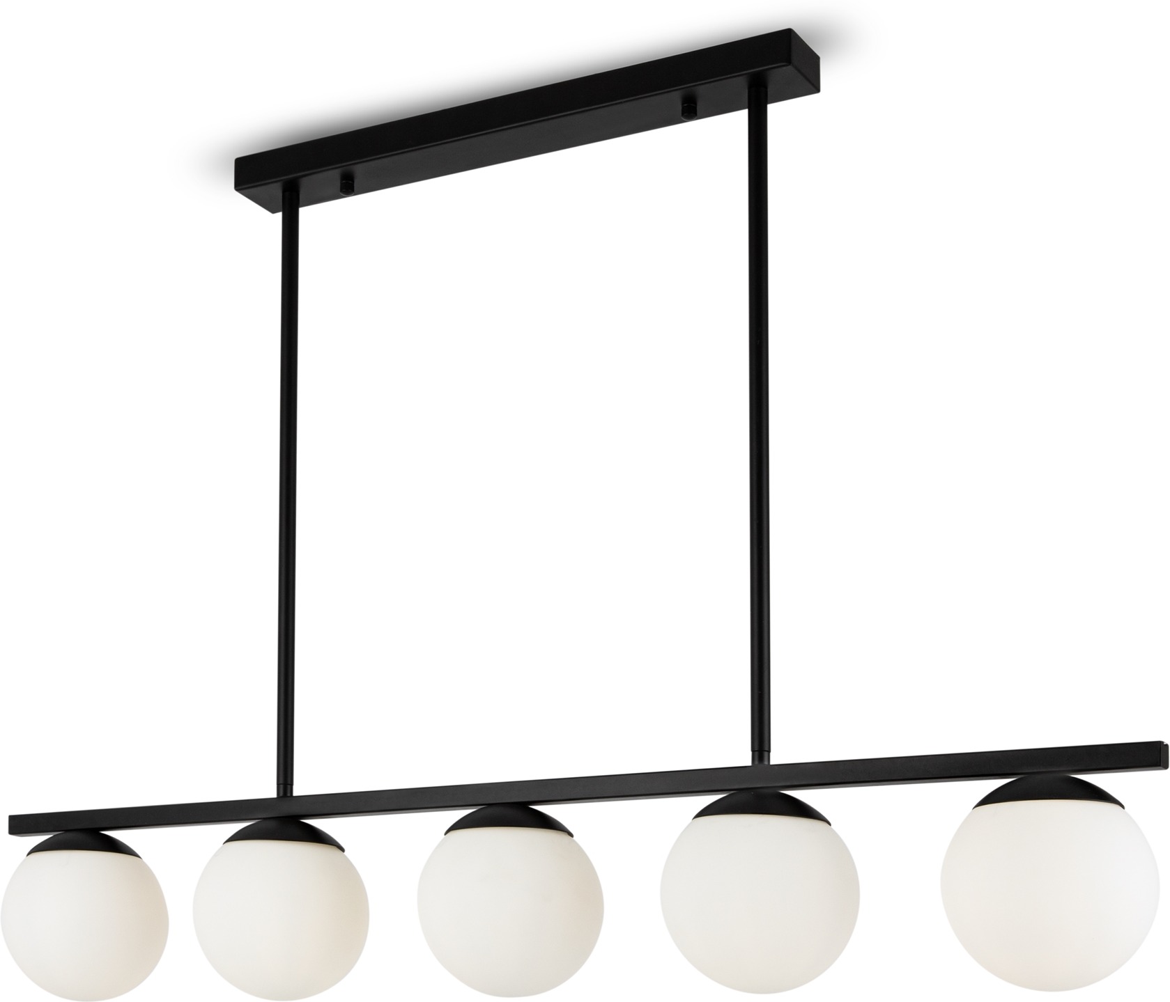 Изображение товара Люстра потолочная на штанге Freya Zing FR5199PL-05B современный дизайн белая светильник