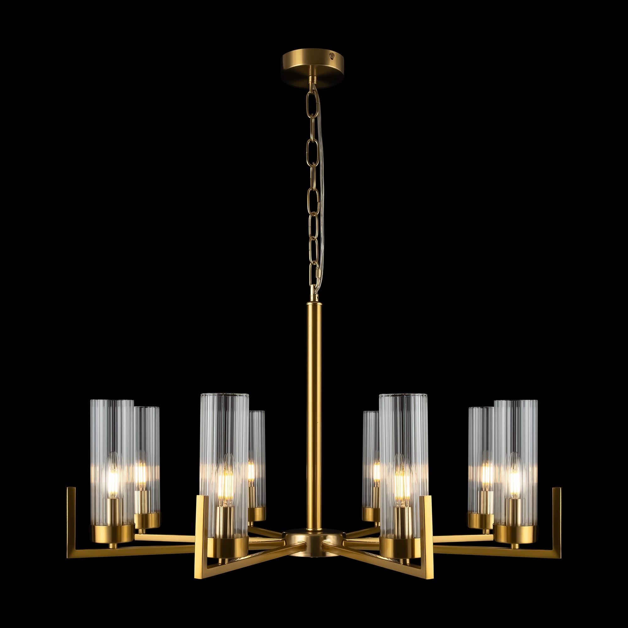 Изображение товара Подвесная люстра Freya Еster FR5214PL-08BS с 8 плафонами в стиле модерн