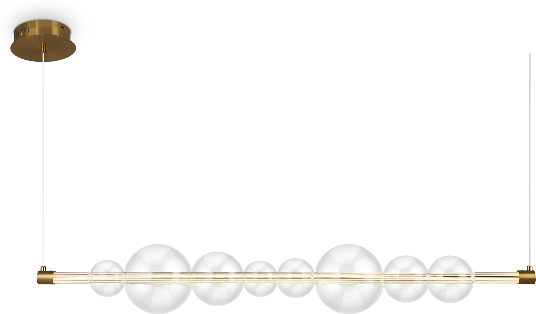 Изображение товара Подвесной светодиодный светильник Freya Glaze FR5396PL-L13BS с шариками, регулировка высоты