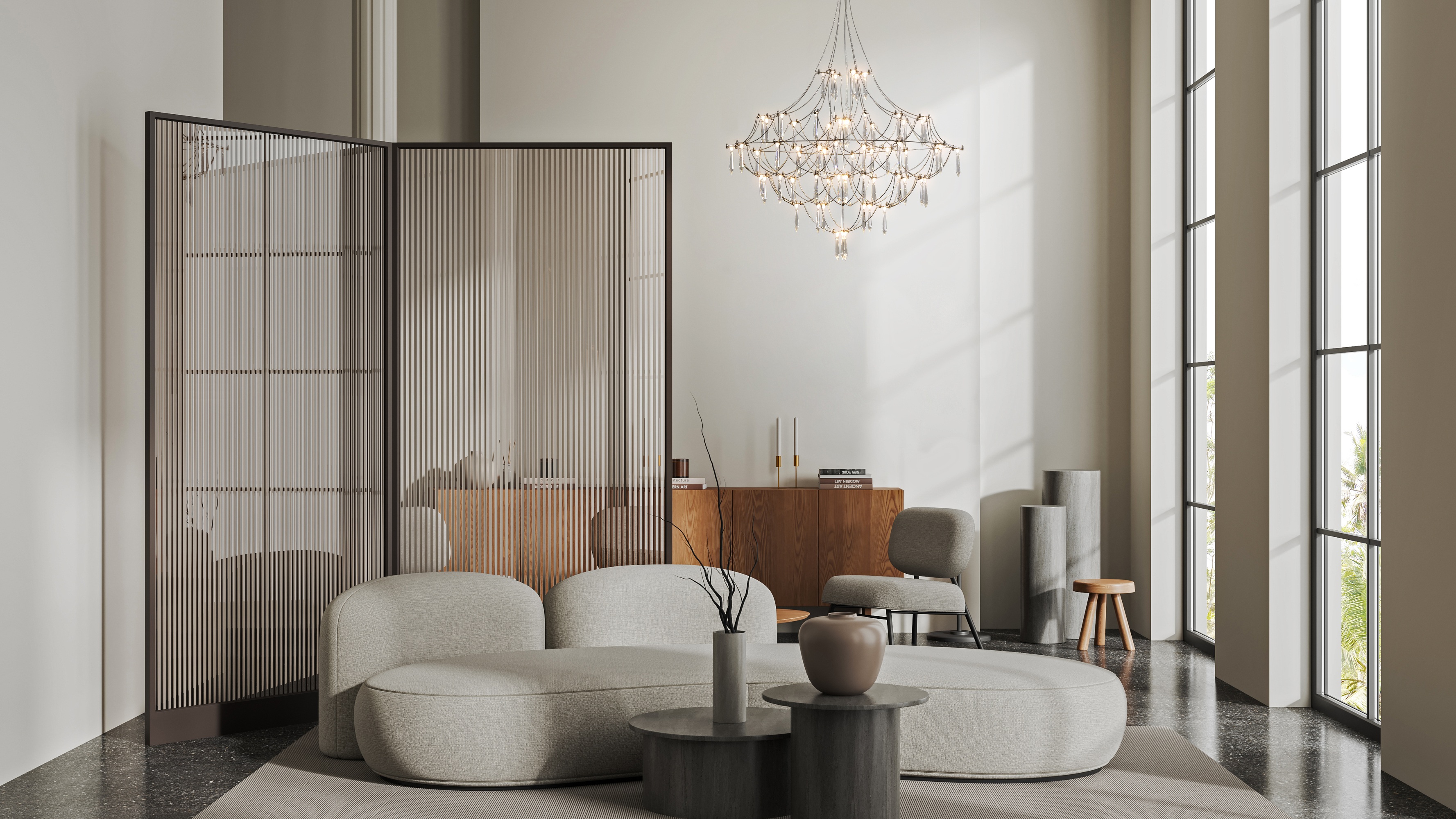 Изображение товара Люстра led подвесная с хромированной арматурой Freya Amela FR6138PL-L44BS