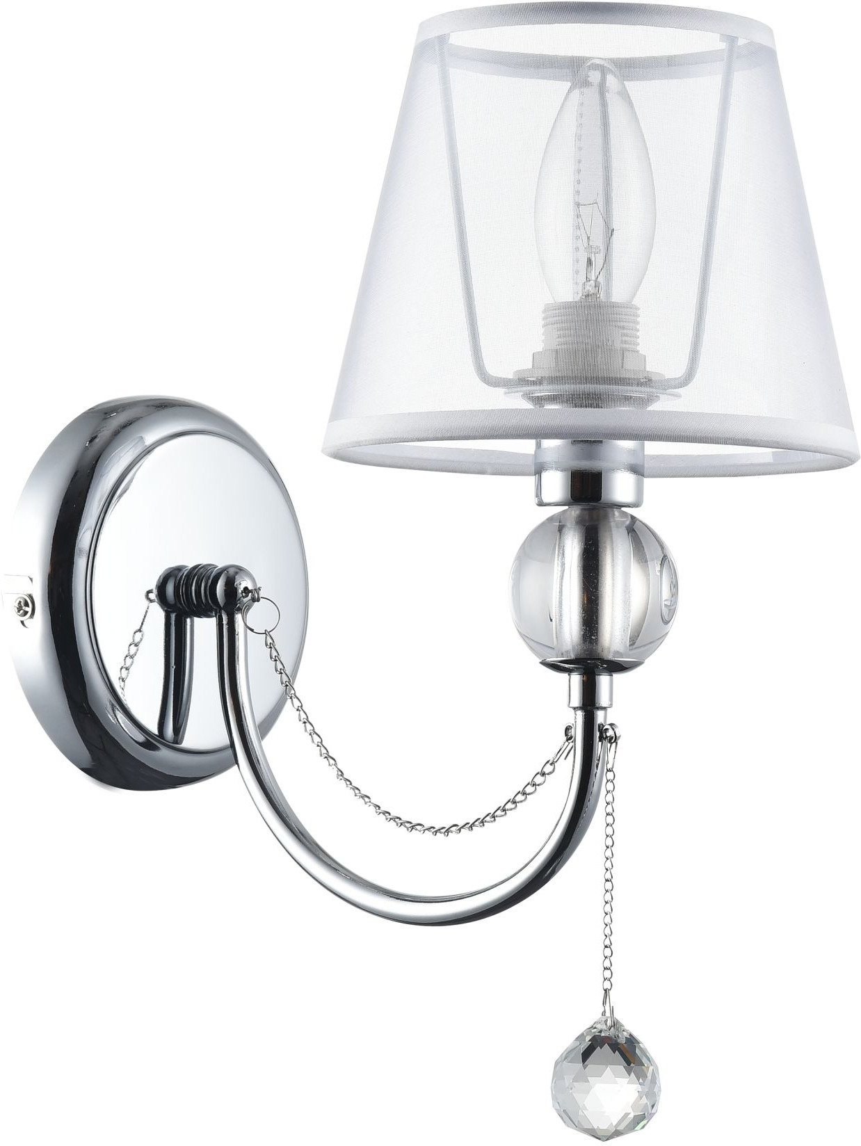 Изображение товара Бра с подвесками из хрусталя Freya Beverly FR5661-WL-01-CH