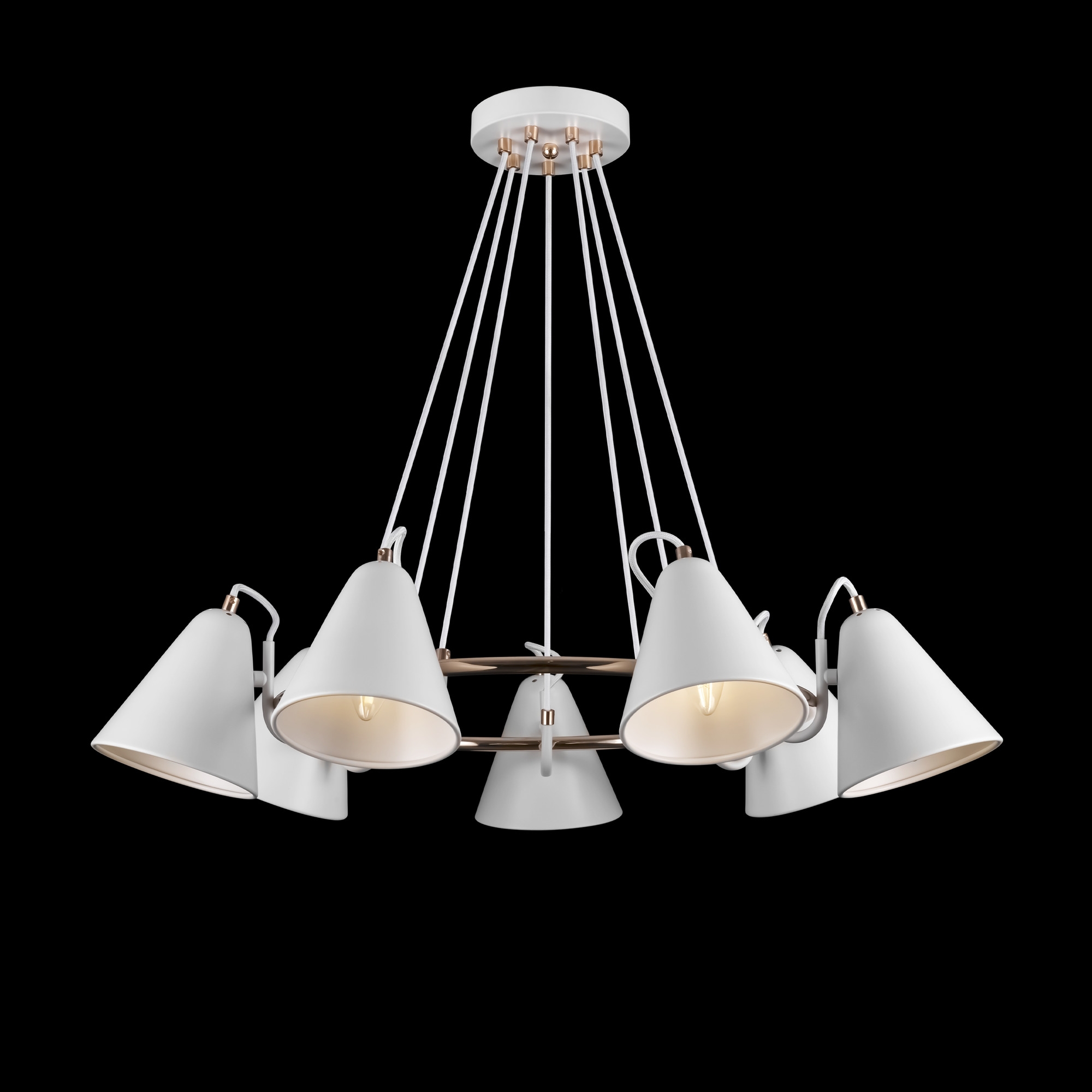 Изображение товара Подвесная люстра Freya Falke FR8001PL-07WG для скандинавского интерьера