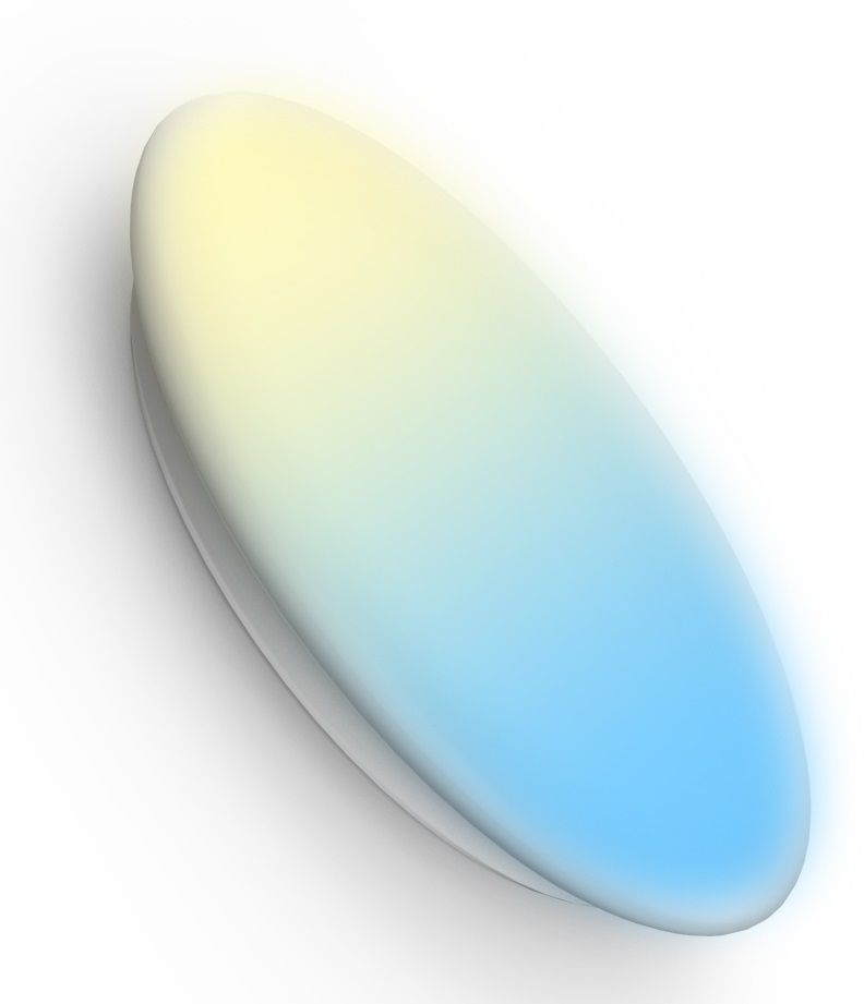 Изображение товара Настенно-потолочный светильник светодиодный с управлением со смартфона и голосом регулировкой цветовой температуры яркости ночным режимом Gauss SmartHome 2060112