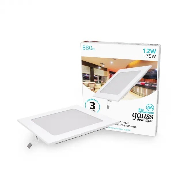 Изображение товара Точечный светильник светодиодный Gauss 940111 940111212 современный дизайн