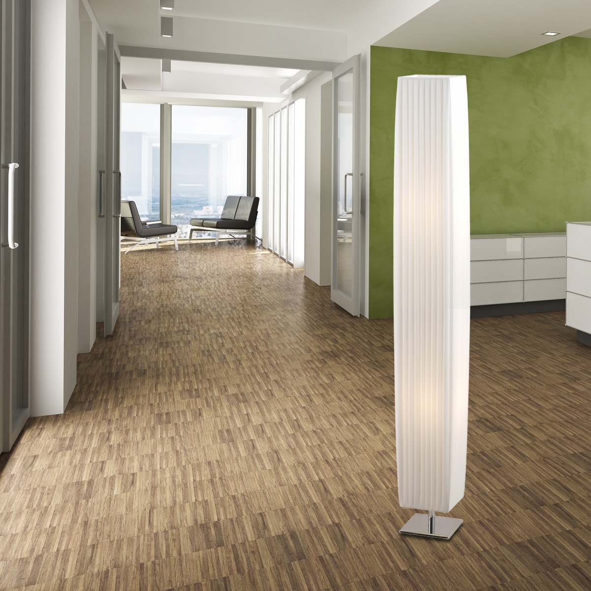 Изображение товара Торшер с выключателем в виде вазы Globo Bailey 24662