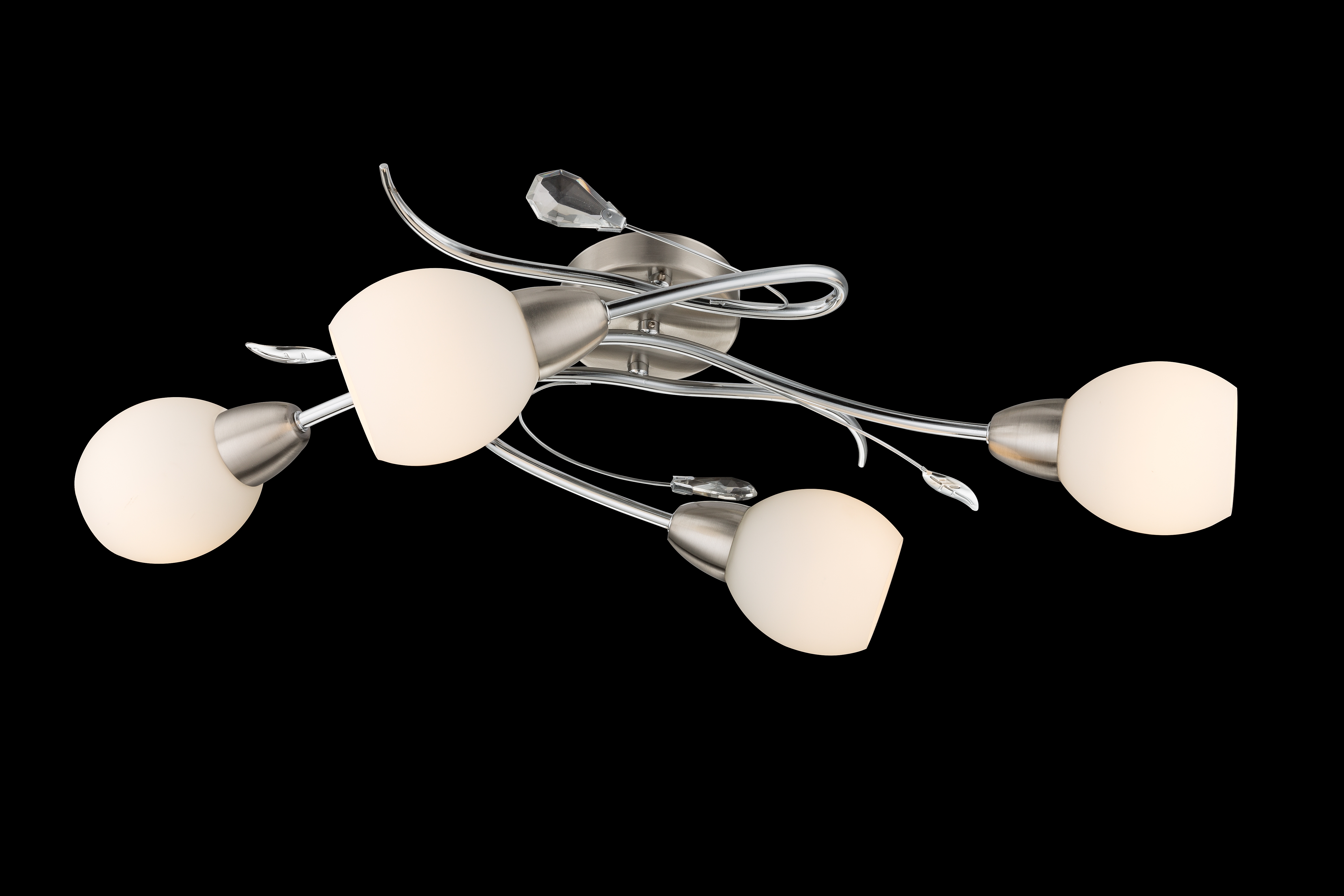 Изображение товара Потолочная люстра Globo Lilly 60209-4 с 4 плафонами в стиле модерн