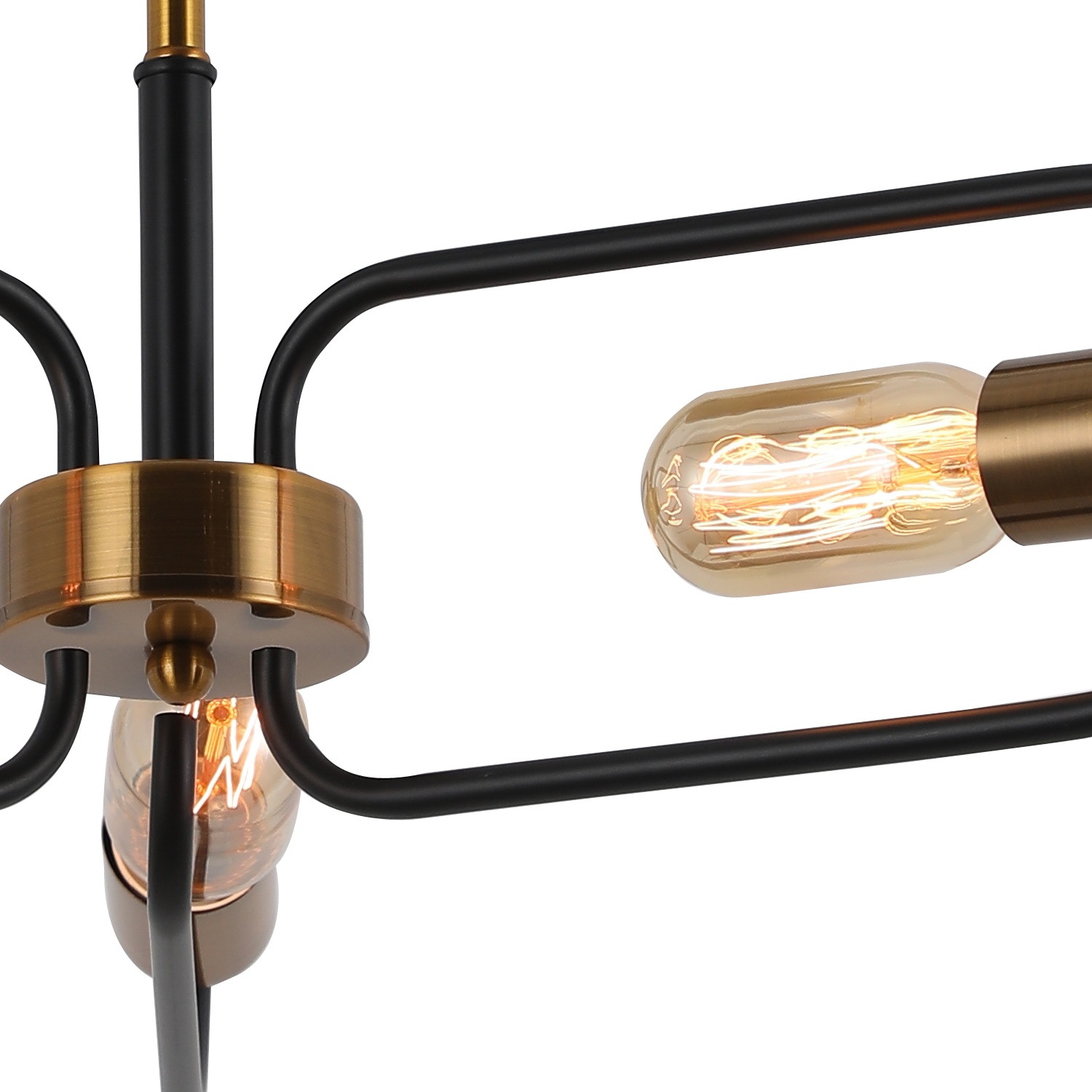 Изображение товара Потолочная люстра ILLUMICO IL8253-3COU-79 BK GD золото