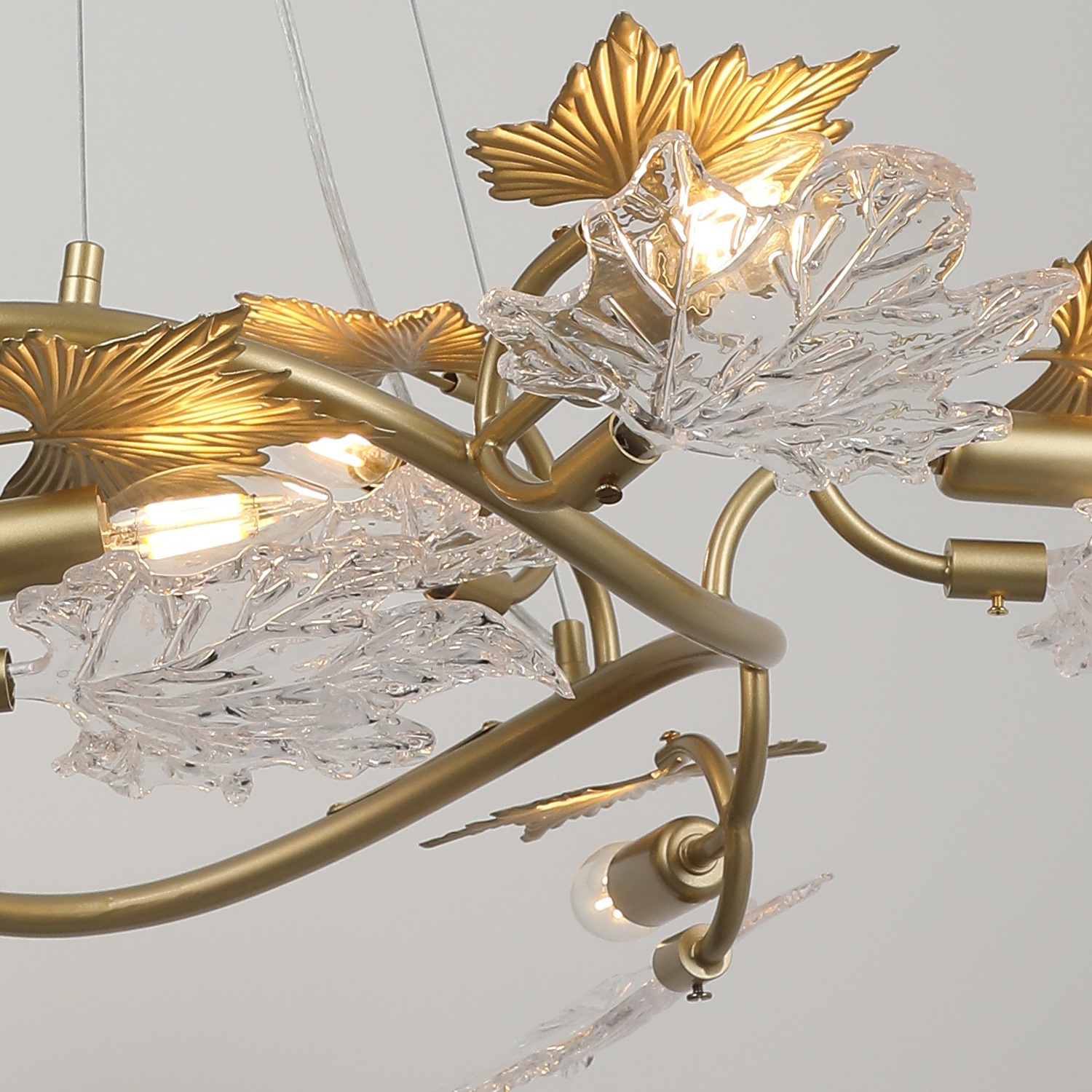 Изображение товара Подвесная хрустальная люстра ILLUMICO IL0517-10P-79 CPG модерн дизайн