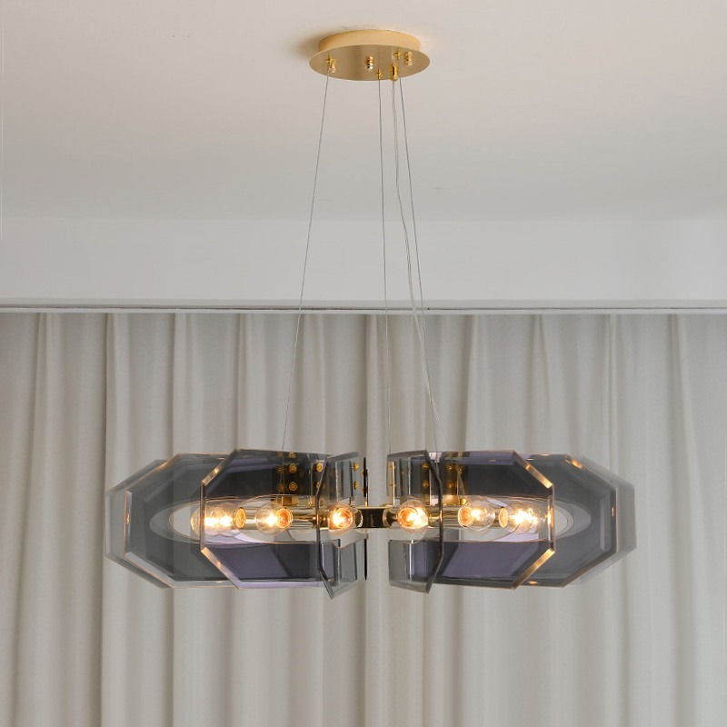 Изображение товара Подвесная люстра Baccara D60 ImperiumLoft стиль модерн из металла и оргстекла