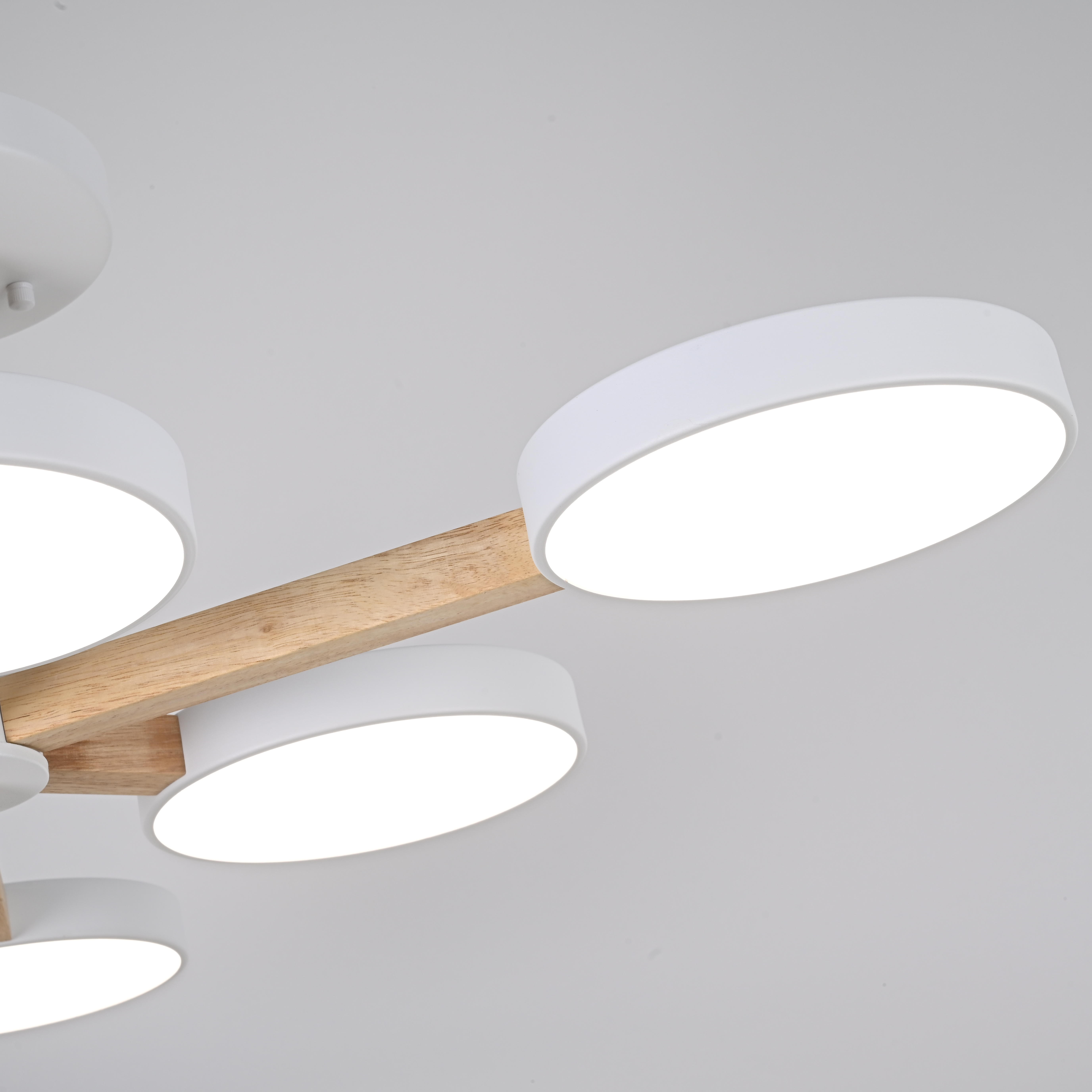 Изображение товара Потолочная LED люстра на штанге Turna L6 White ImperiumLoft умный дом