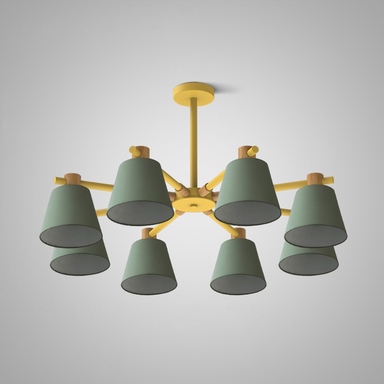 Изображение товара Потолочная люстра на штанге Natura A Green 6 ImperiumLoft